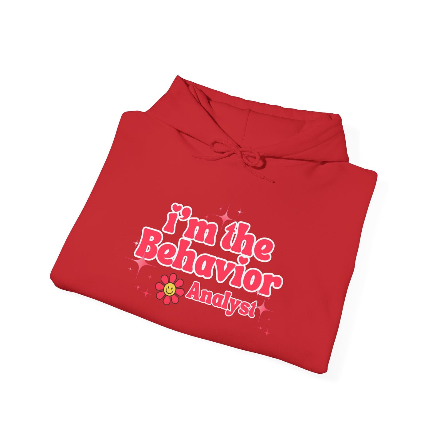 Behavior Analyst Hoodie — “I’m the Behavior Analyst” Retro Floral Design