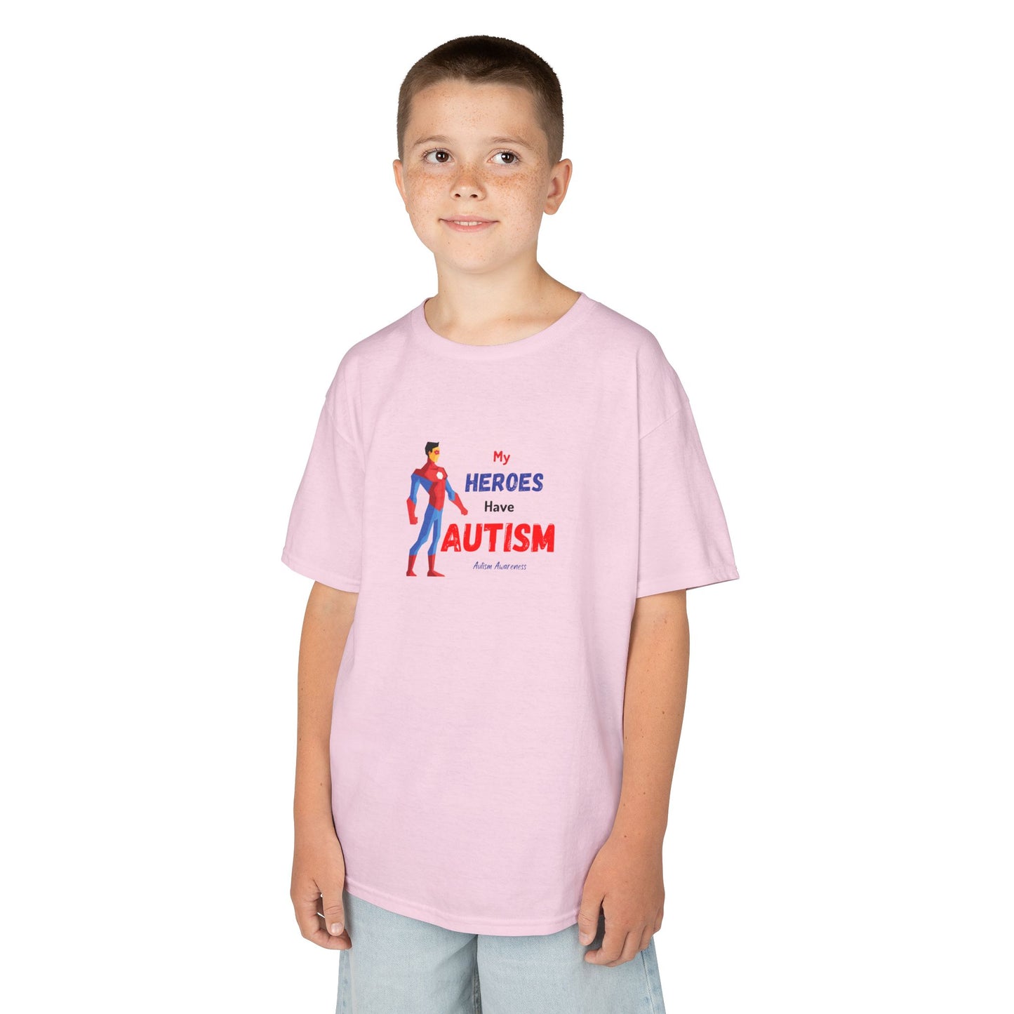 Autism Awareness Kids Tee - My Heroes Have Autism