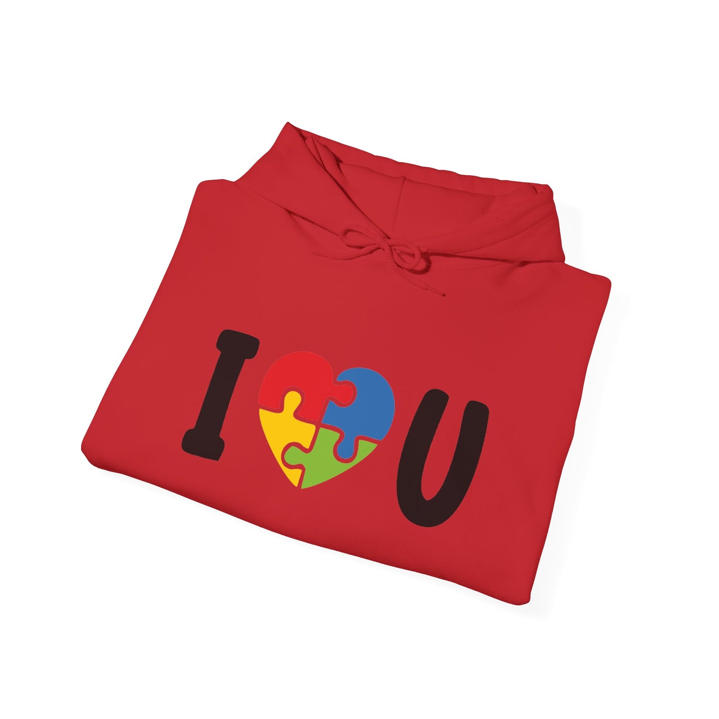 I Love You Puzzle Hoodie