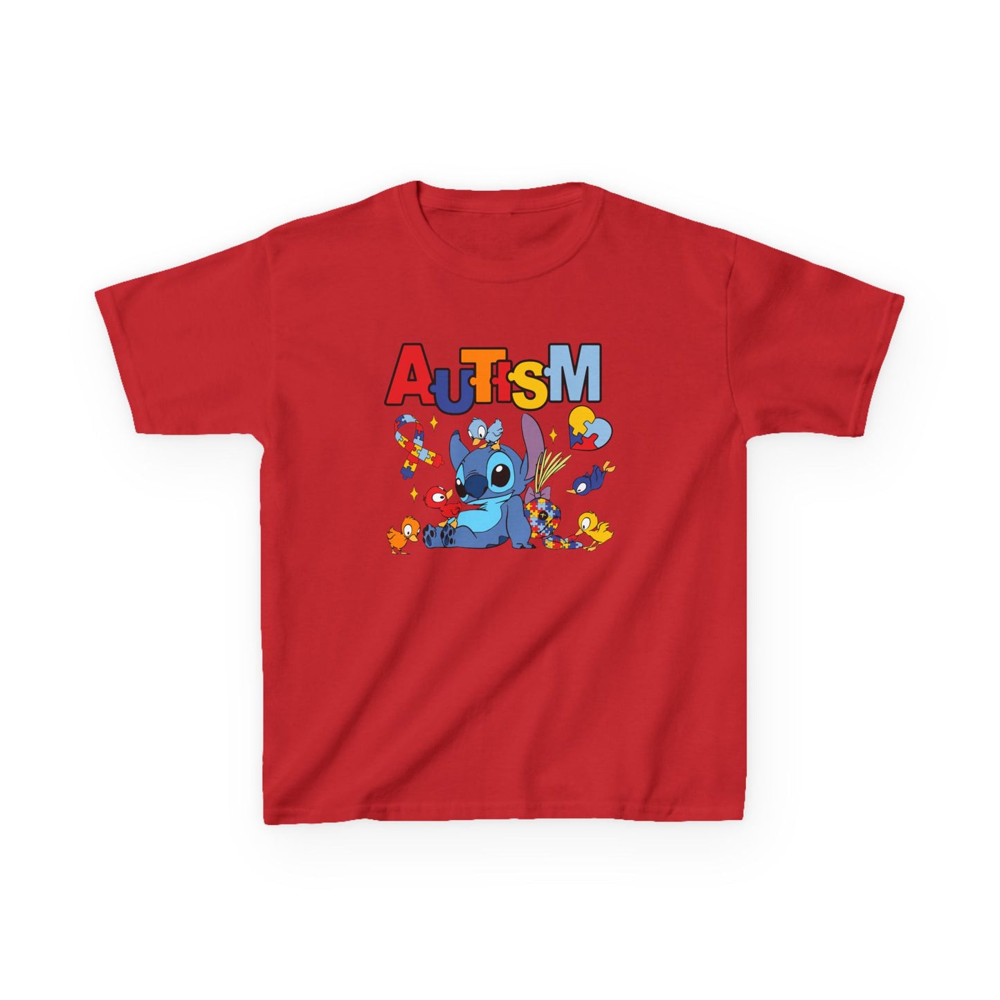 Kids Tee — Cute Autism Awareness Design with Puzzle Pieces