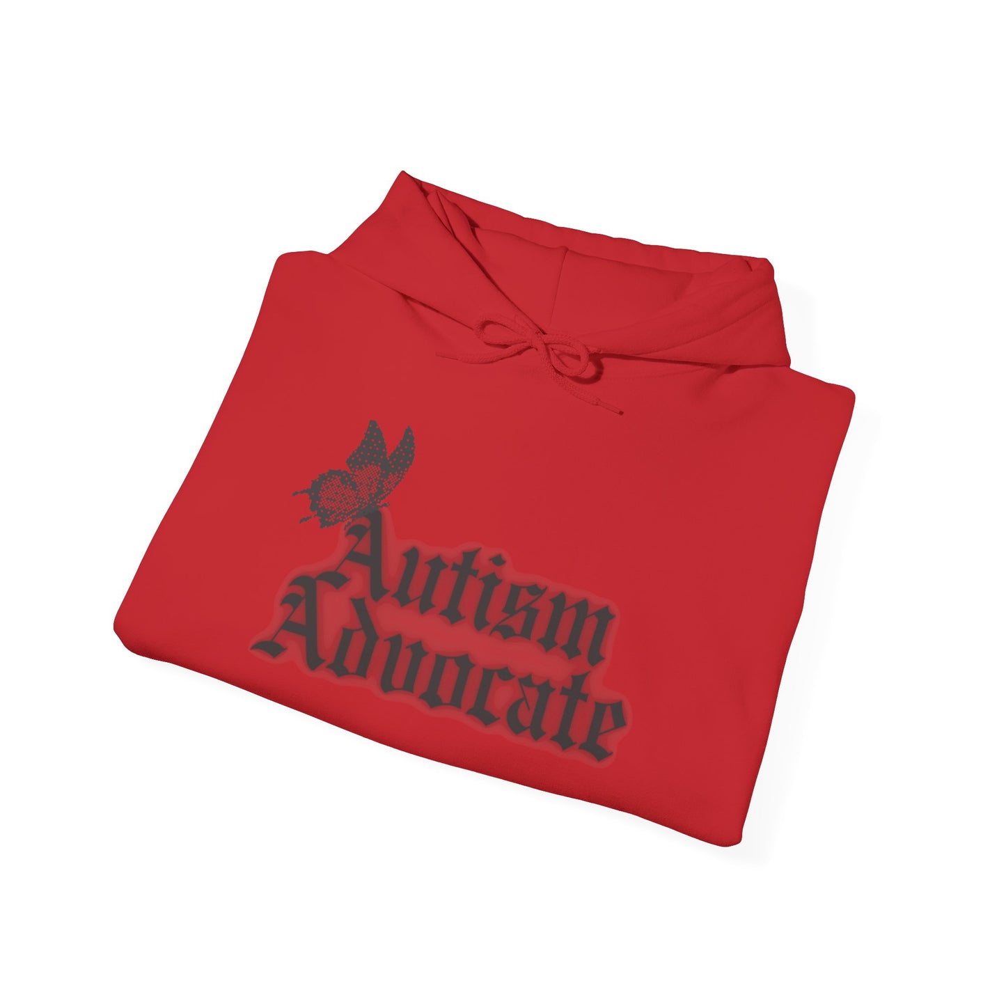 Autism Advocate Hoodie — Gothic Script Awareness Pullover