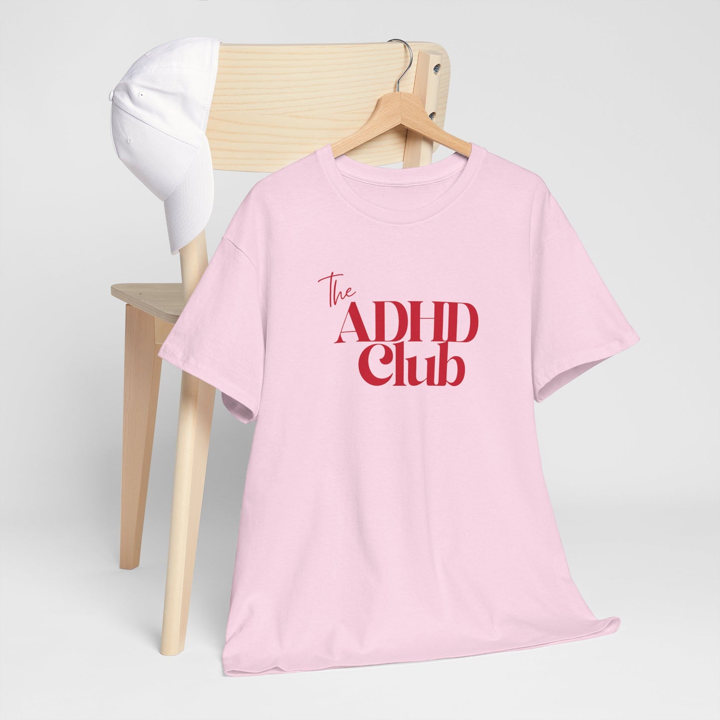 ADHD Club Unisex Heavy Cotton Tee - Comfortable & Supportive T-Shirt