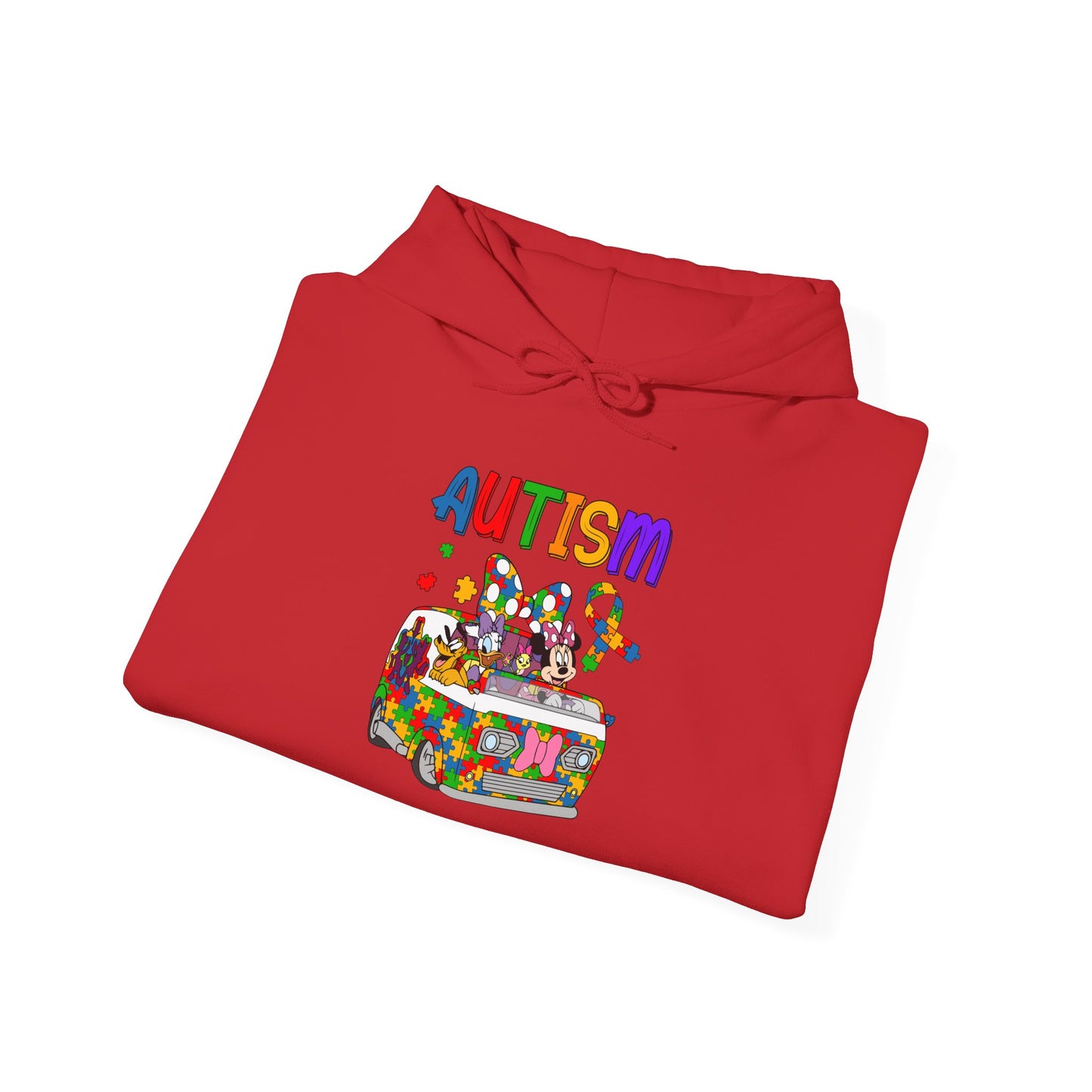 Autism Awareness Puzzle Heart Hoodie — Colorful Support Sweatshirt