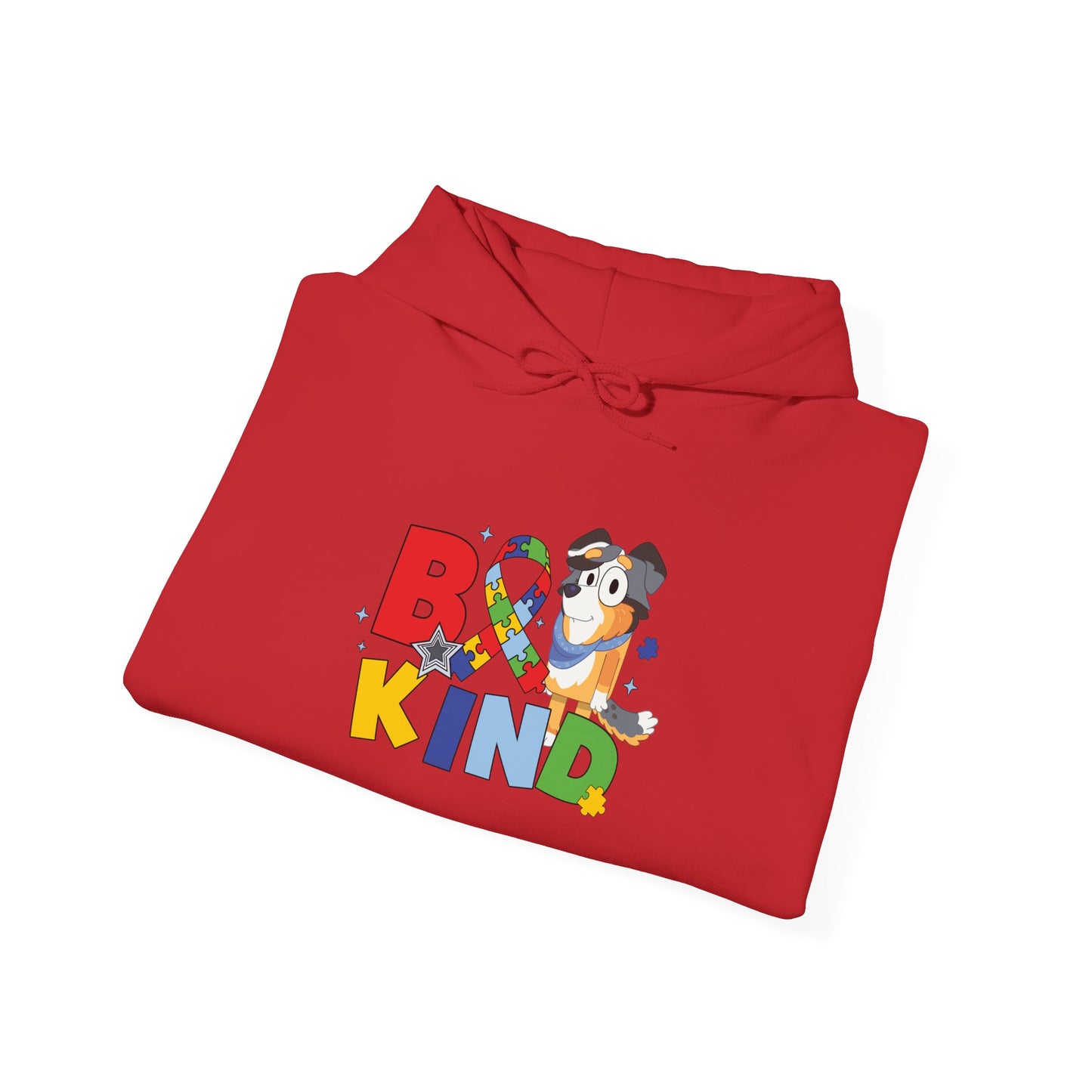 Be Kind Rainbow Ribbon Hoodie — Autism Awareness Cute Penguin Sweatshirt