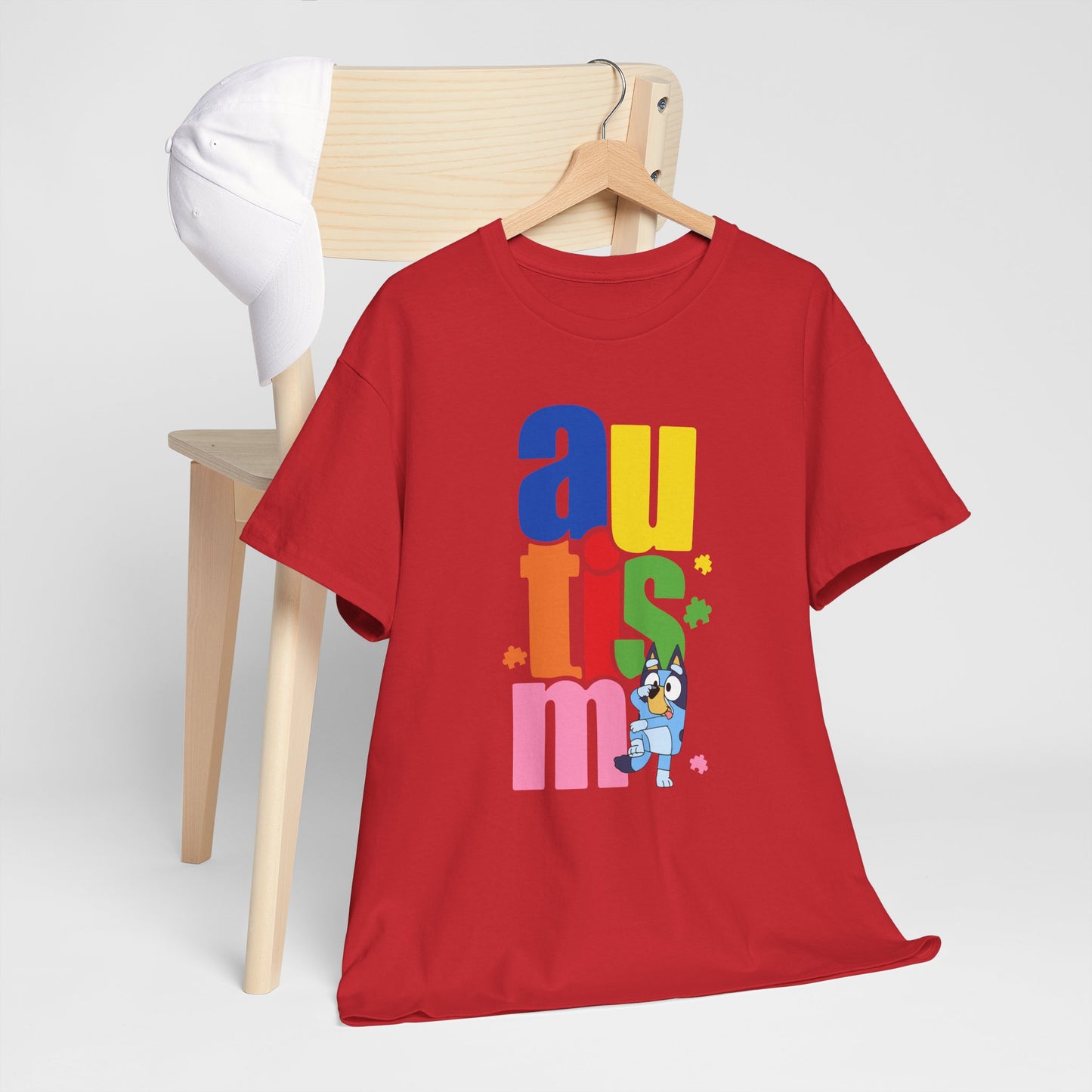 Autism Colorful Letters Kids T‑Shirt — Support & Awareness Tee