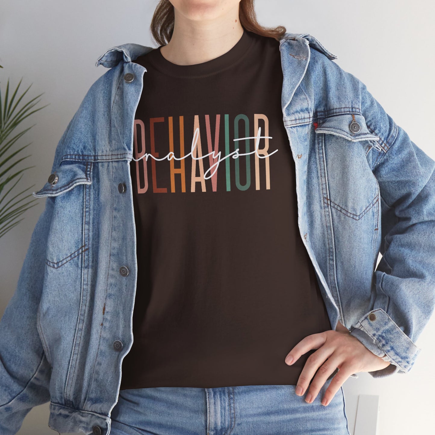 Behavior Anxious Tee — Retro Script Anxiety Awareness T-Shirt