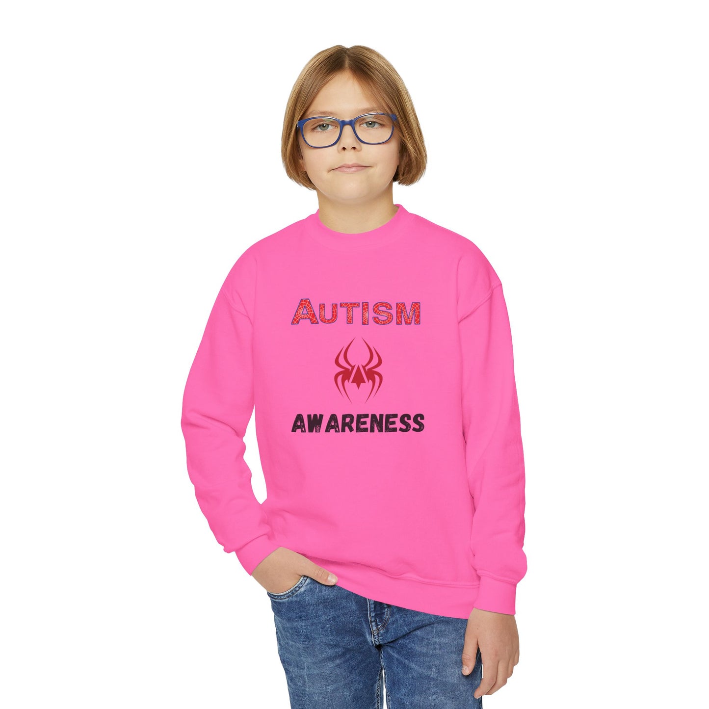 Autism Awareness Youth Crewneck Sweatshirt
