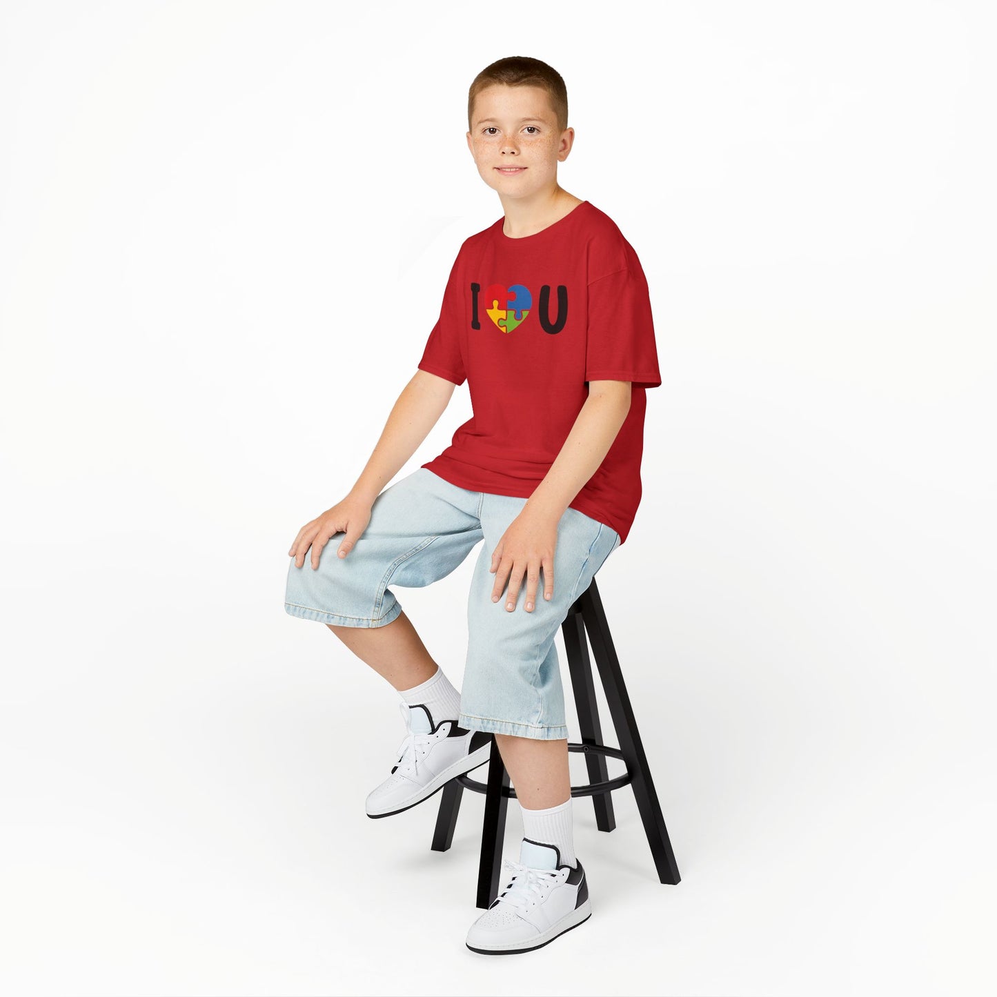 Colorful Puzzle Love Kids Tee