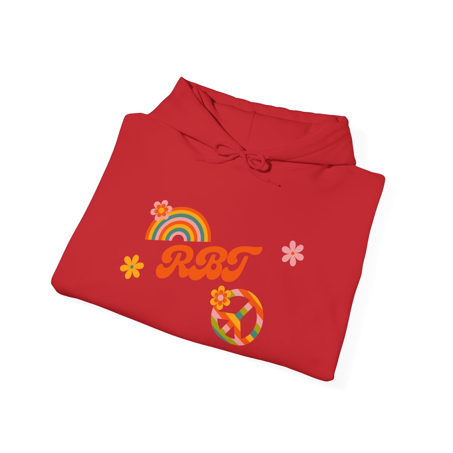 Retro Rainbow RBT Hooded Sweatshirt