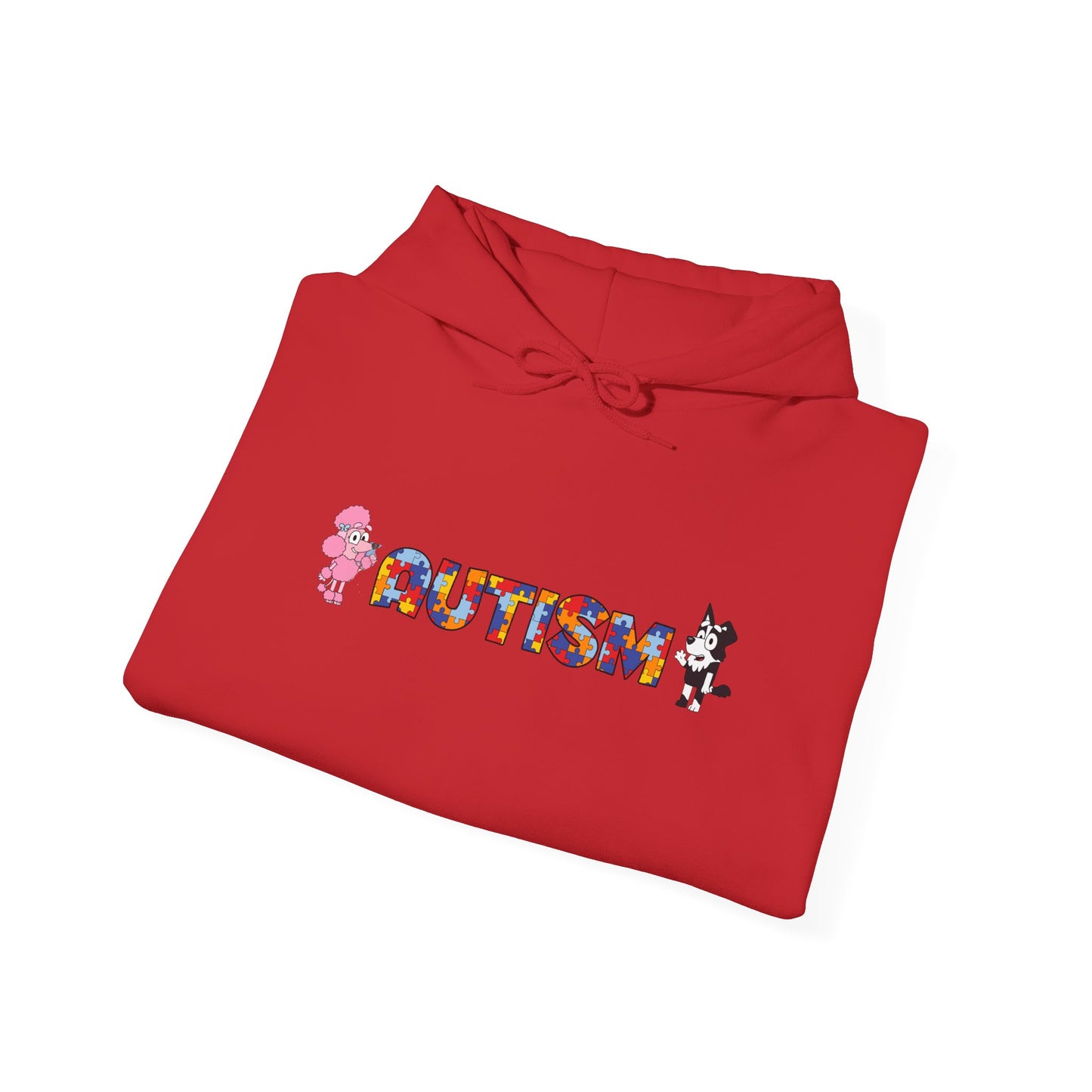 Autism Awareness Puzzle Heart Hoodie – Support Autism Advocacy Sweatshirt
