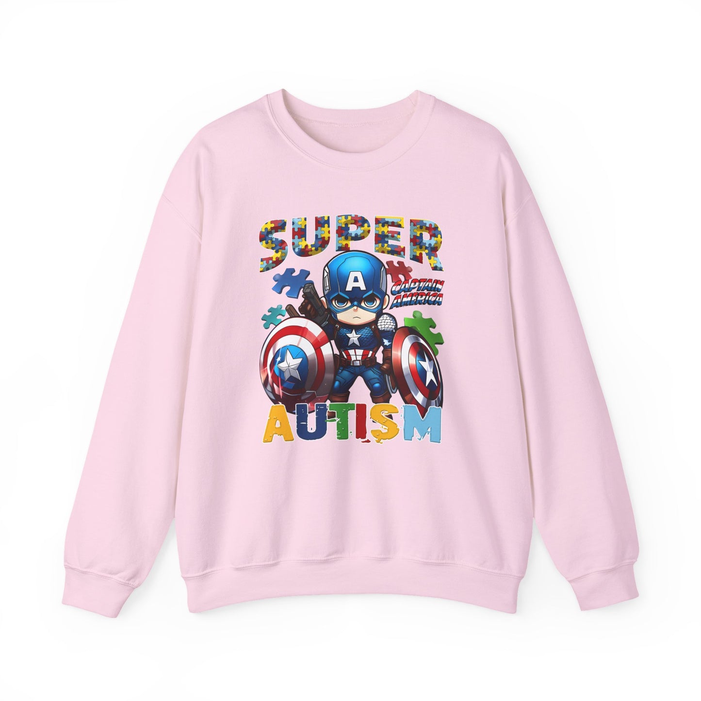 Autism Superhero Crewneck Sweatshirt