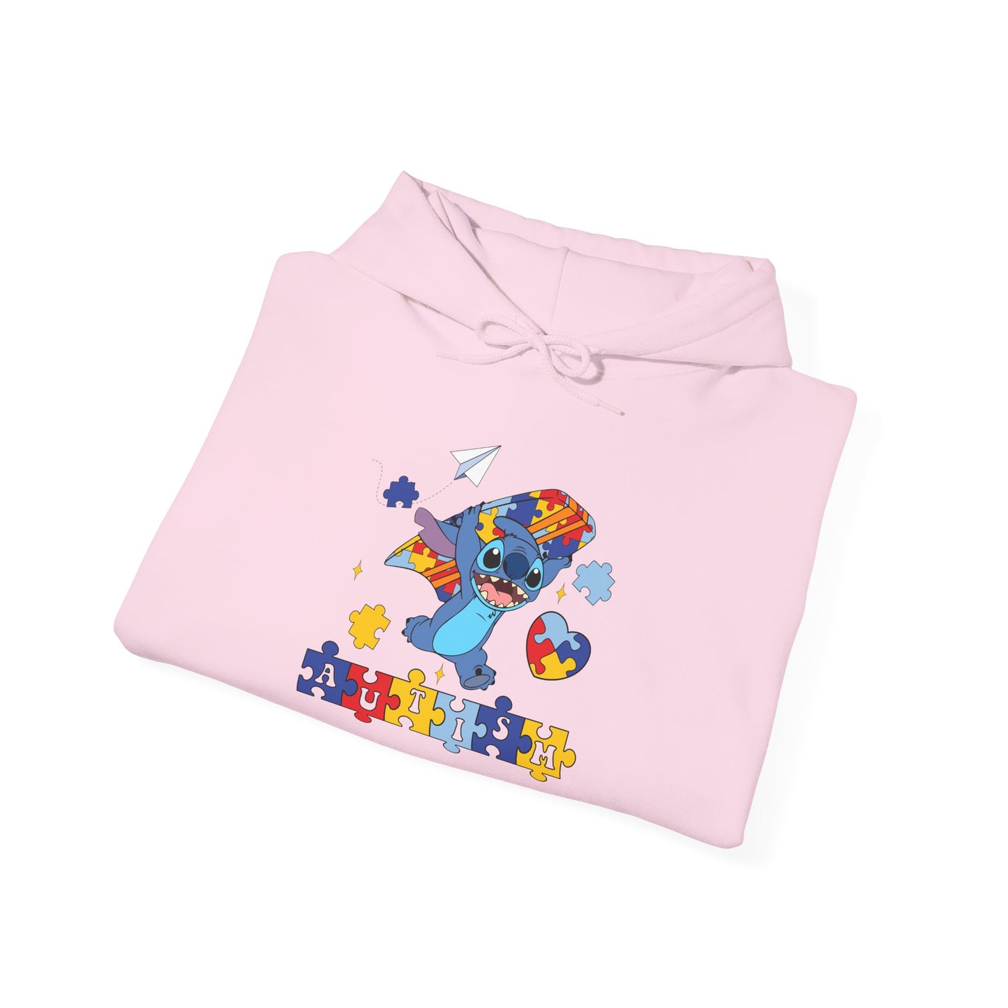 Autism Awareness Puzzle-Heart Hoodie – Colorful Support Sweatshirt