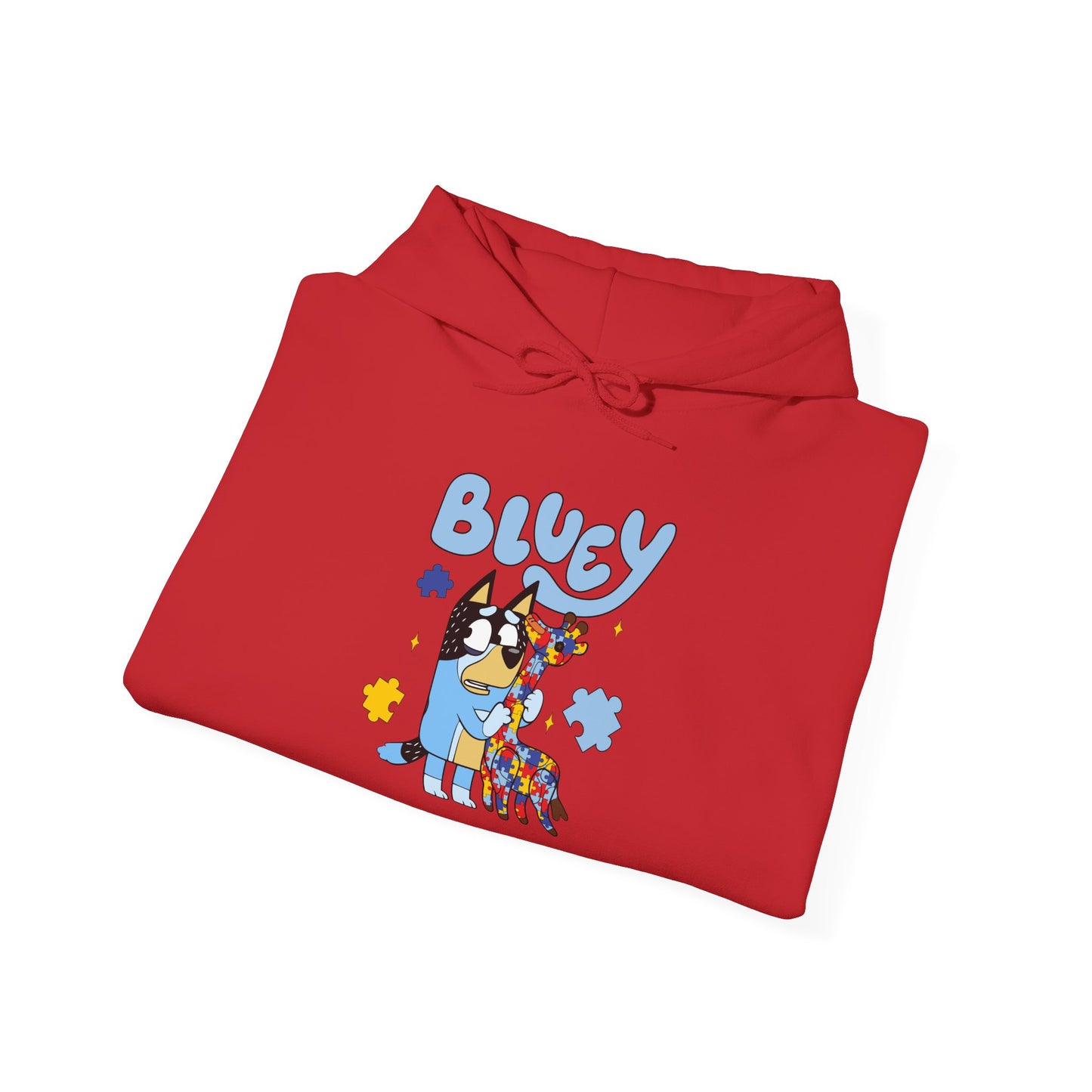 Bluey Cartoon Hoodie — Cute Blue Heeler Kids TV Character Pullover