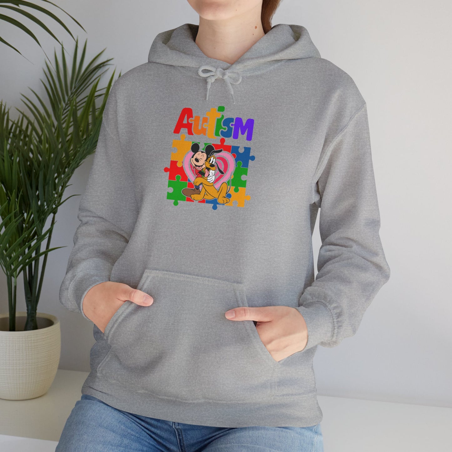 Autism Awareness Puzzle Heart Hoodie – Support & Acceptance Sweatshirt