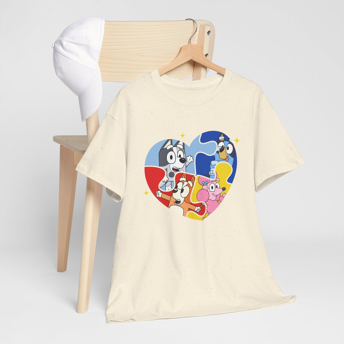Cartoon Heart Characters T-Shirt — Cute Colorful Kids’ Graphic Tee