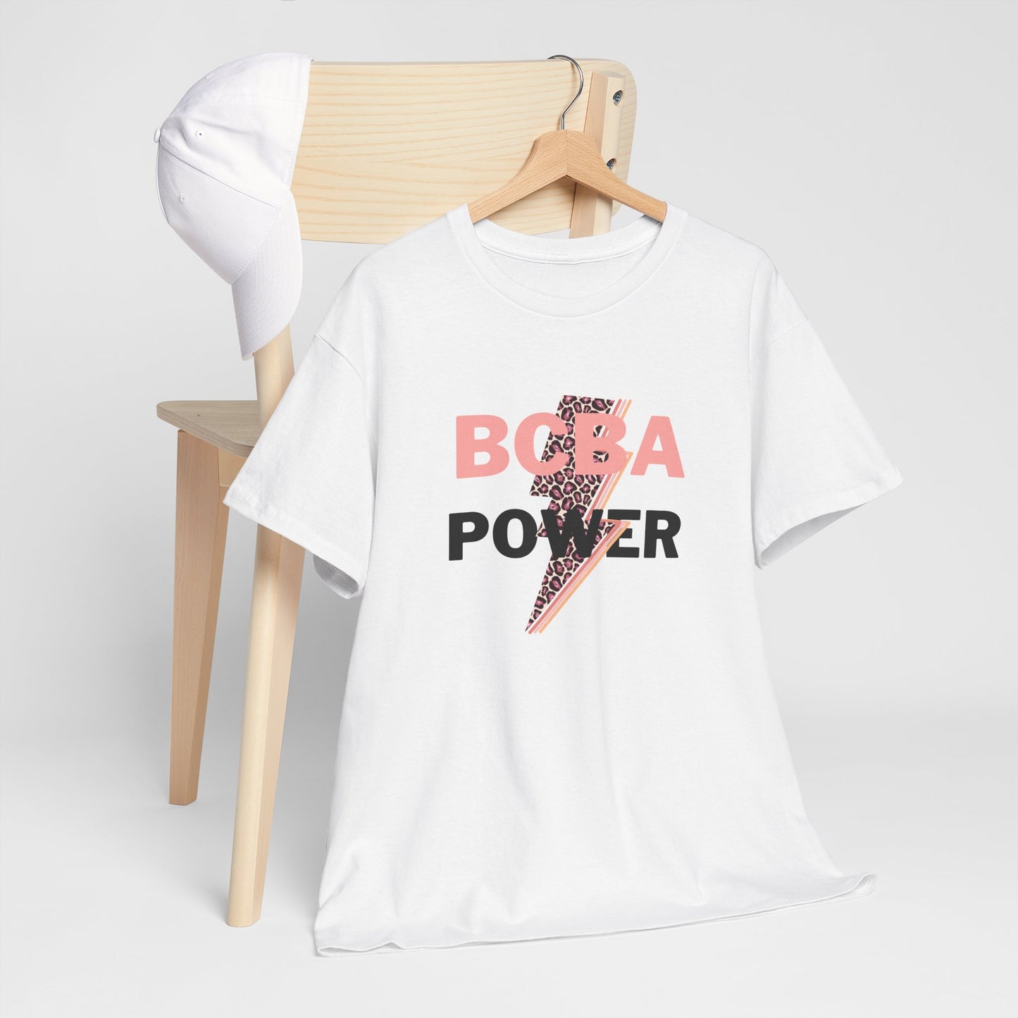 BCBA Power Unisex Heavy Cotton Tee - Empowerment Graphic T-Shirt