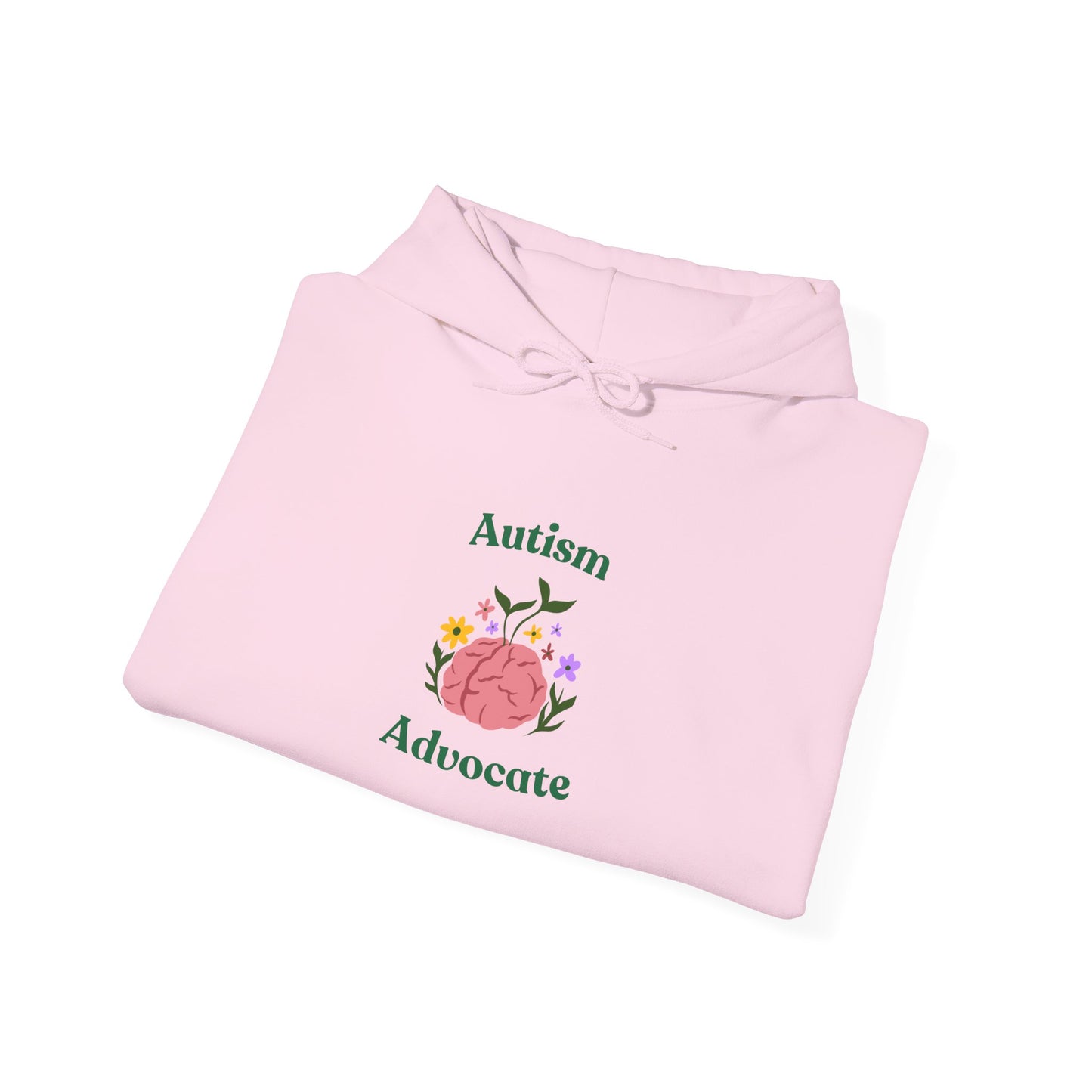 Autism Advocate Hoodie — Floral Puzzle Heart Support Sweatshirt