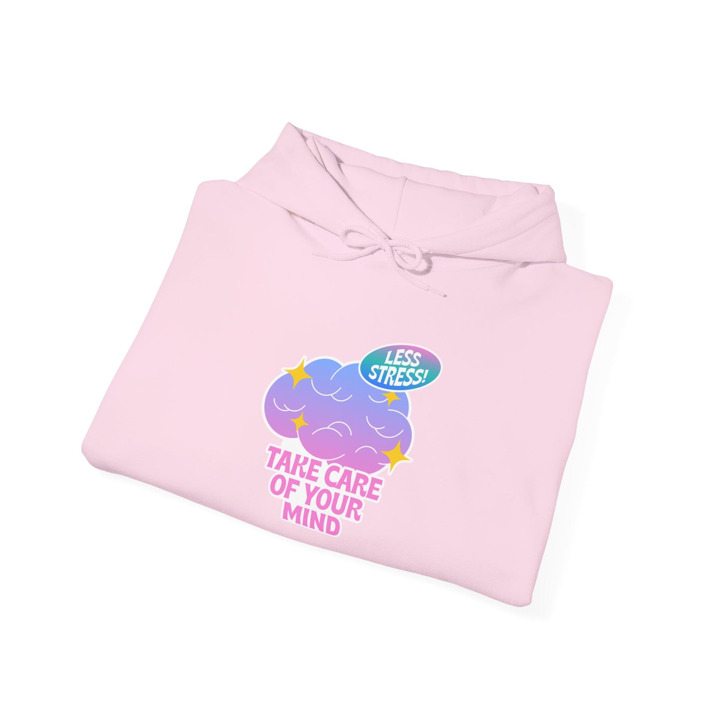 Take Care Of Your Mind Hoodie — Mental Health Cozy Graphic Sweatshirt