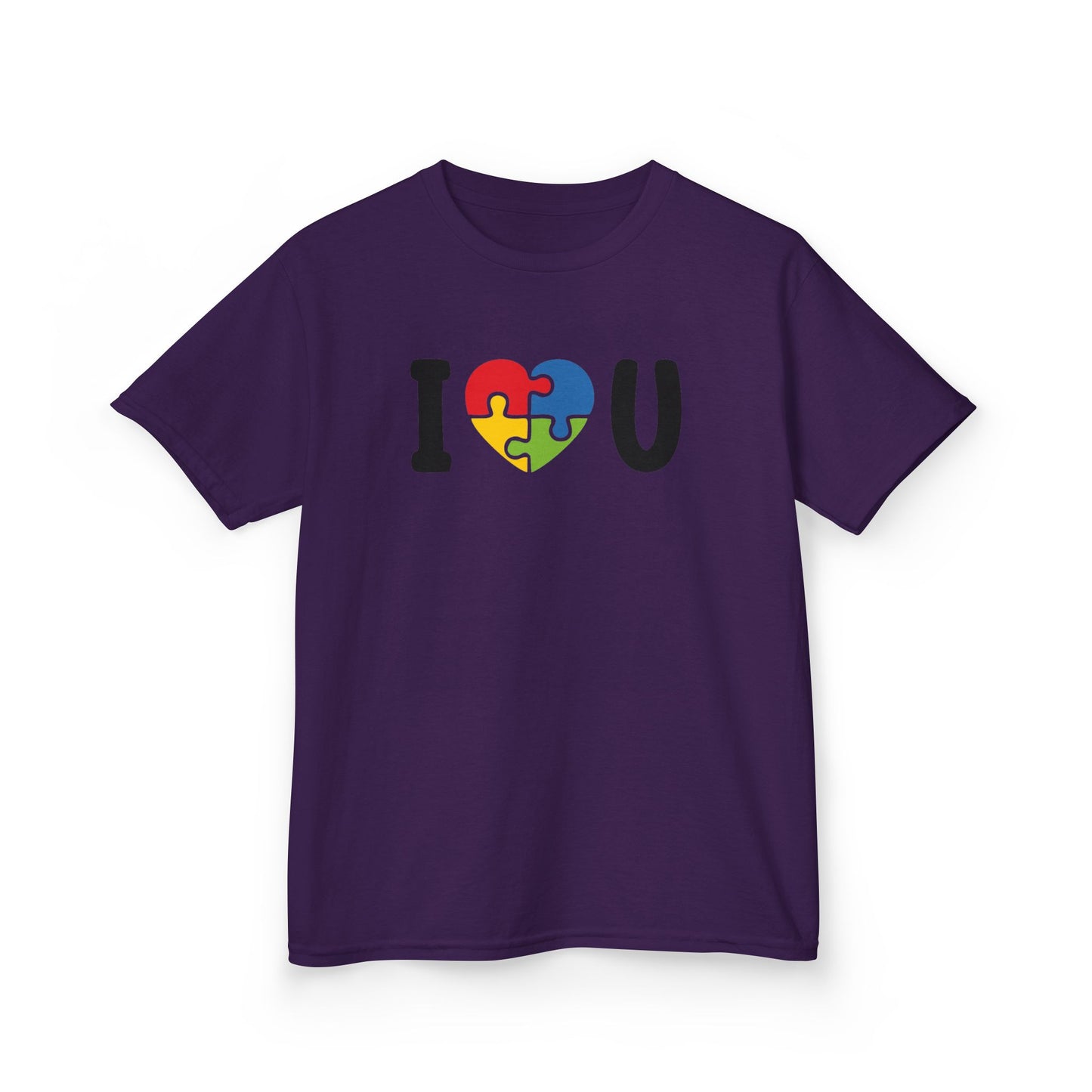 Colorful Puzzle Love Kids Tee
