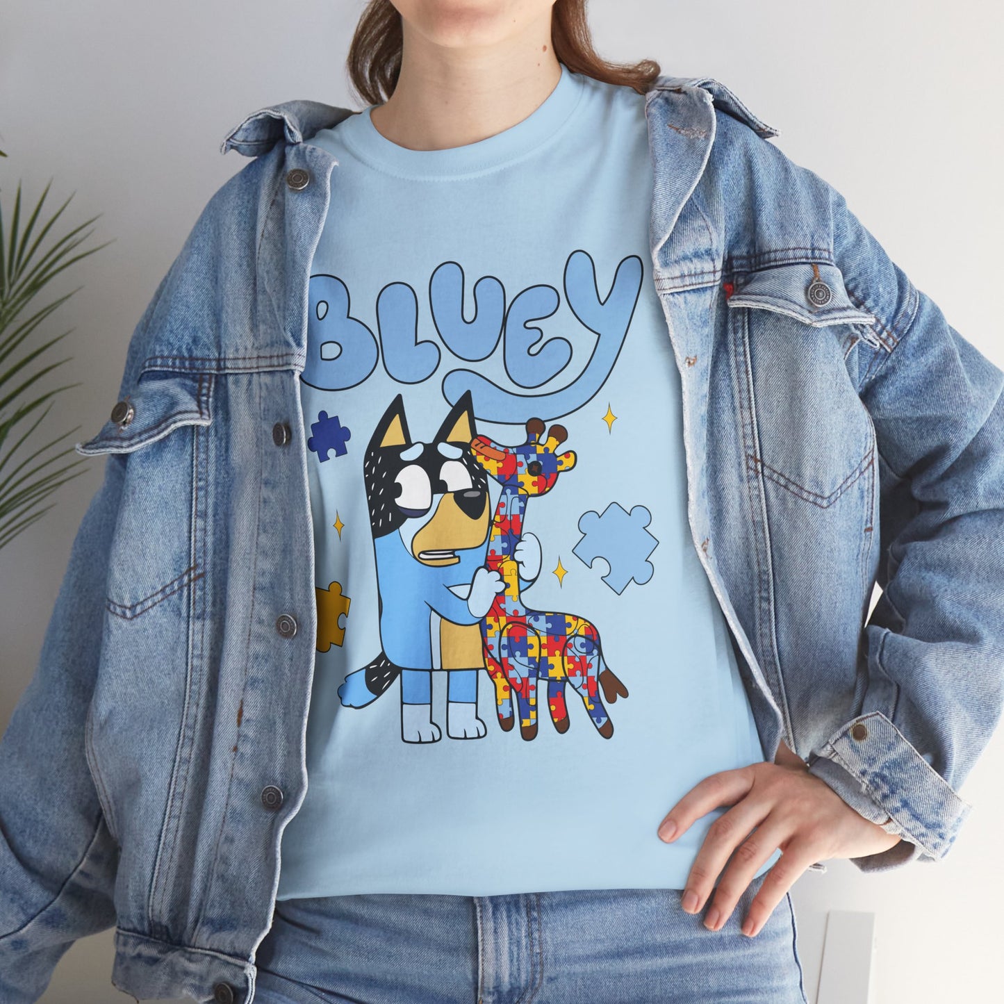 Bluey and Bingo Cartoon Dog T-Shirt — Cute Kids’ Blue Heeler Tee
