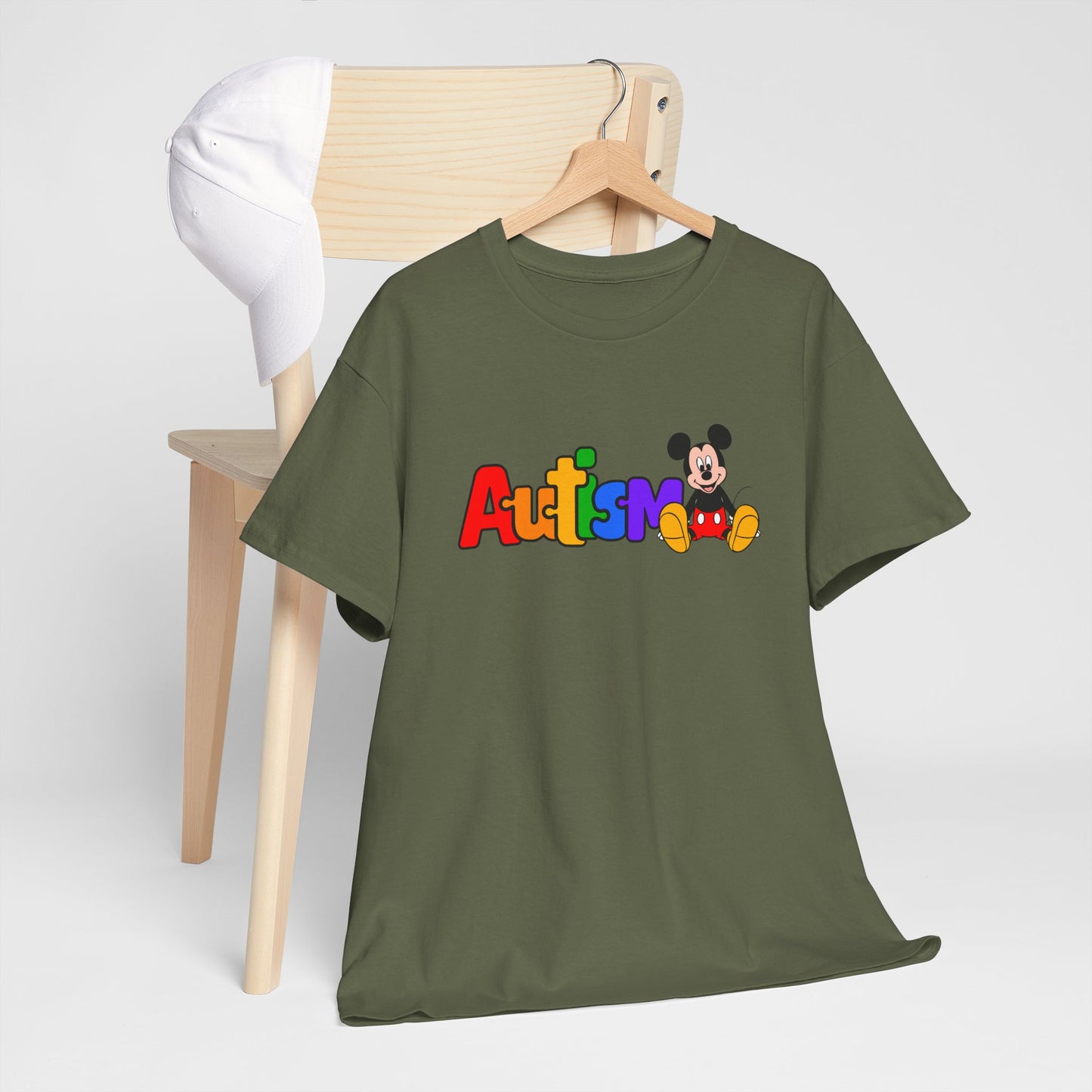 Autism Awareness Kids Tee — Colorful Puzzle Letters Design