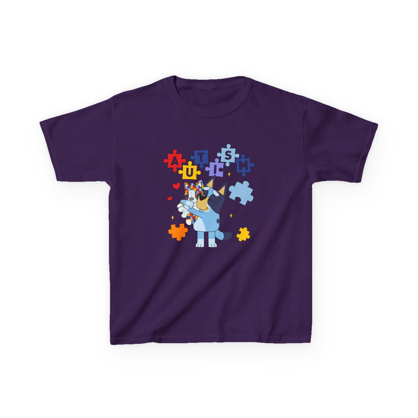 Autism Awareness Kids Tee — Cute Puzzle-Piece Unicorn Design
