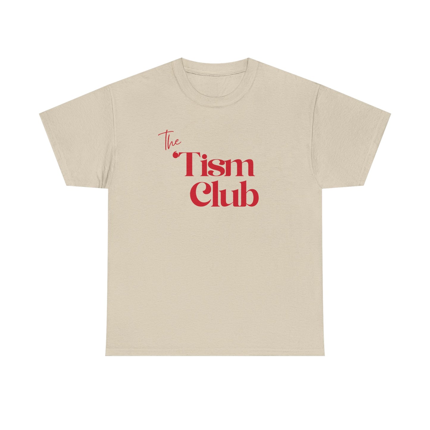 T-Shirt — "The Tism Club" Retro Script Tee