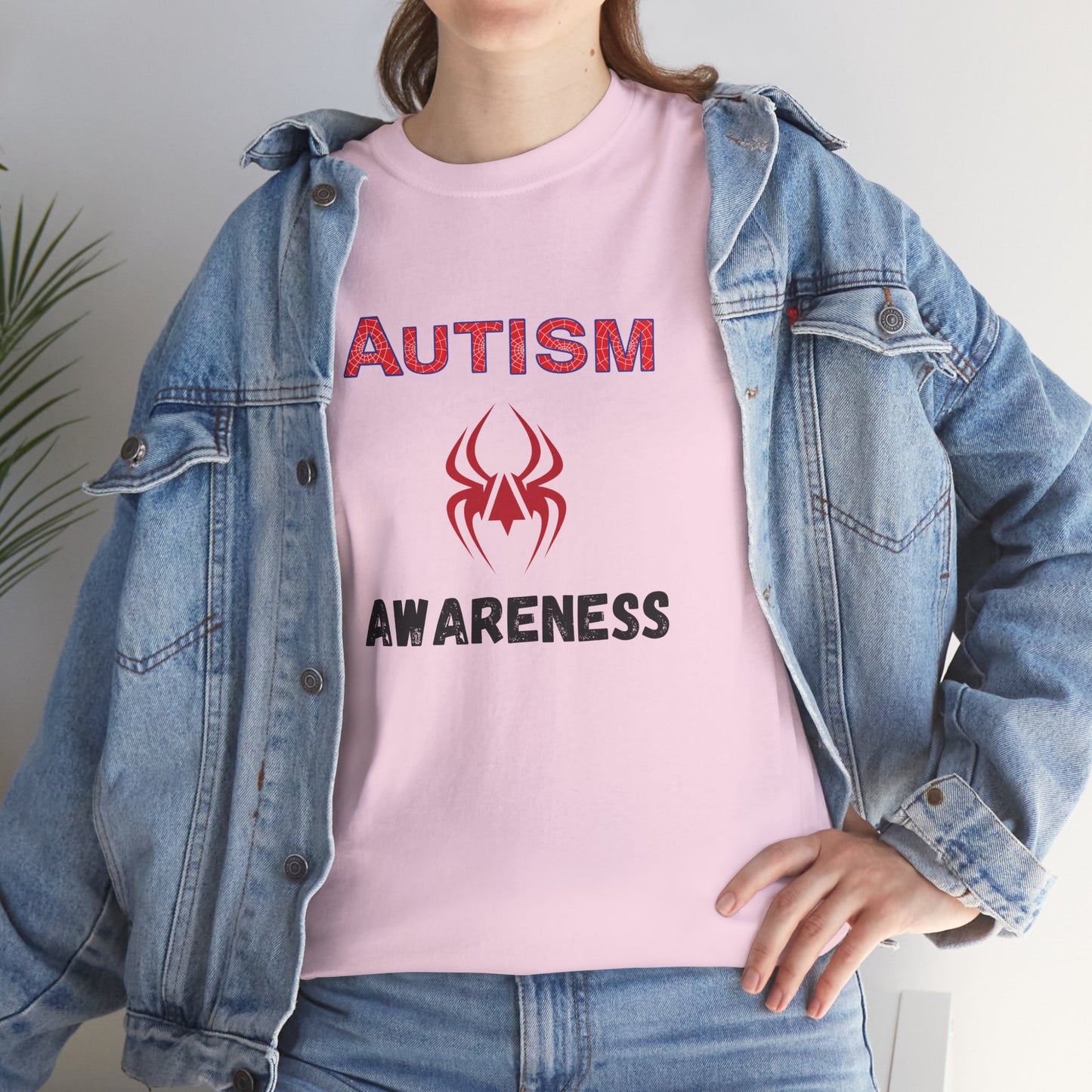 Autism Awareness Unisex Heavy Cotton Tee, Support Tee, Gift for Autism Awareness Month, Comfortable Cotton Shirt, Awareness Apparel