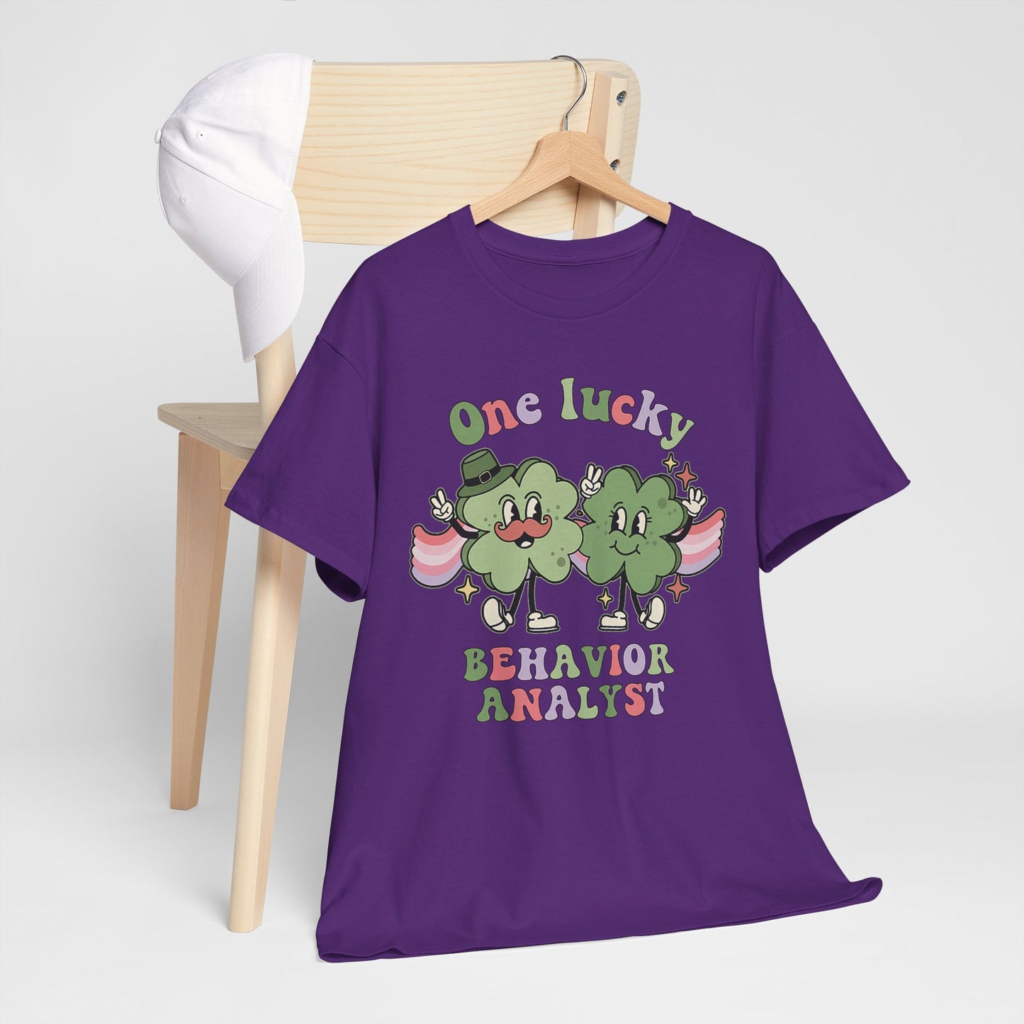 One Lucky Behavior Analyst T-Shirt — St. Patrick’s Day Shamrock ABA Shirt