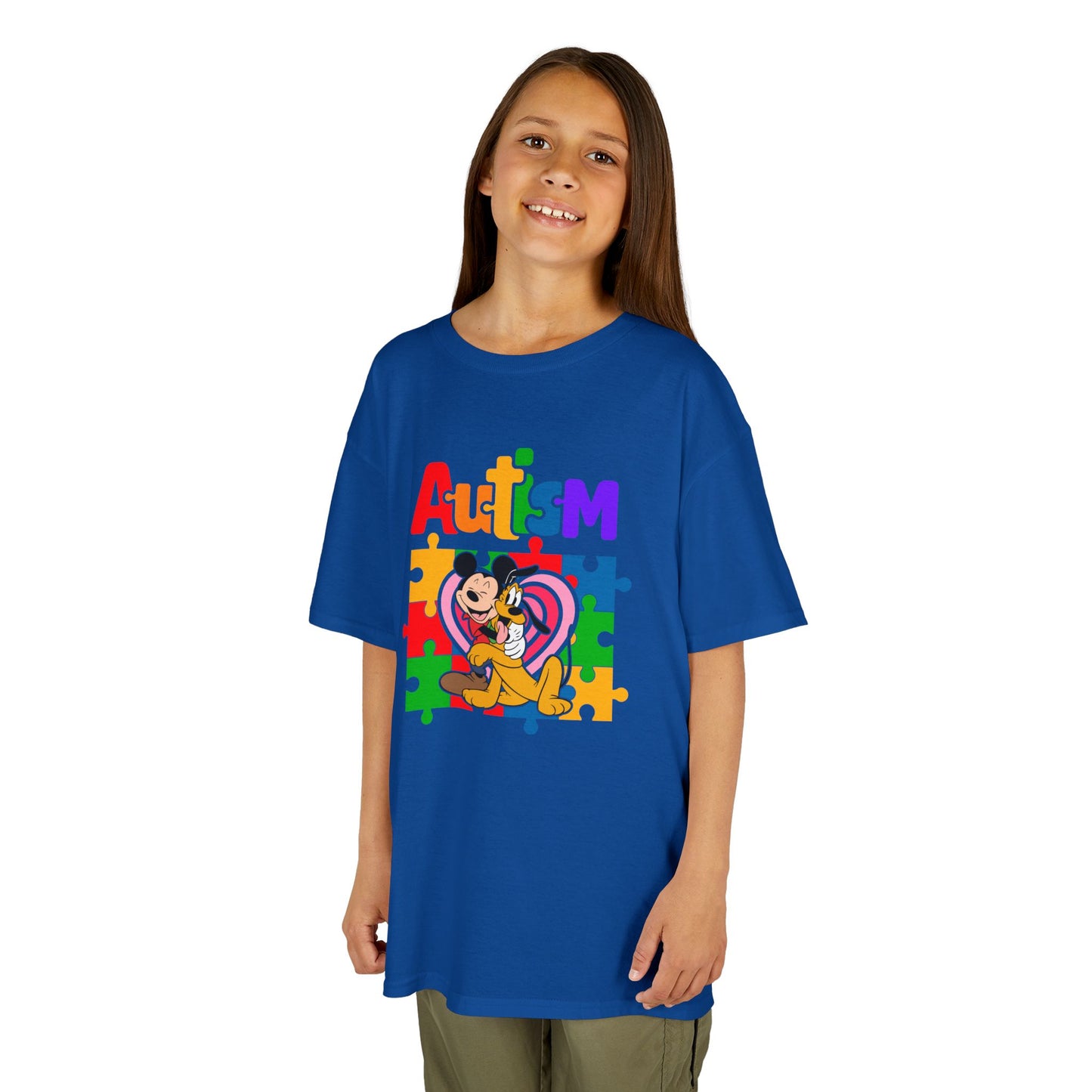 Kids Autism Awareness Puzzle Heart T-Shirt
