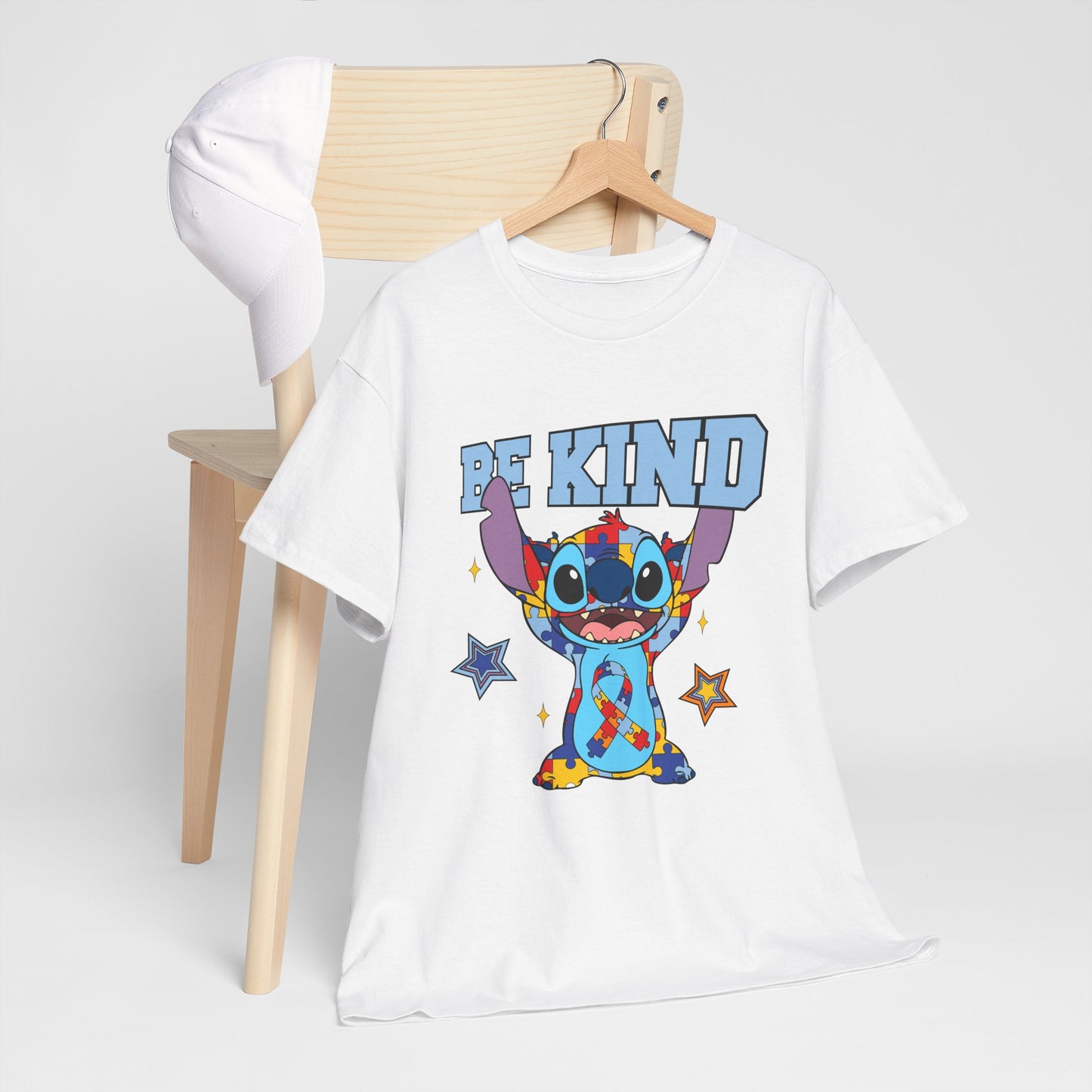 Be Kind Graphic Tee — Cute Stitch Character T‑Shirt for Kids & Fans