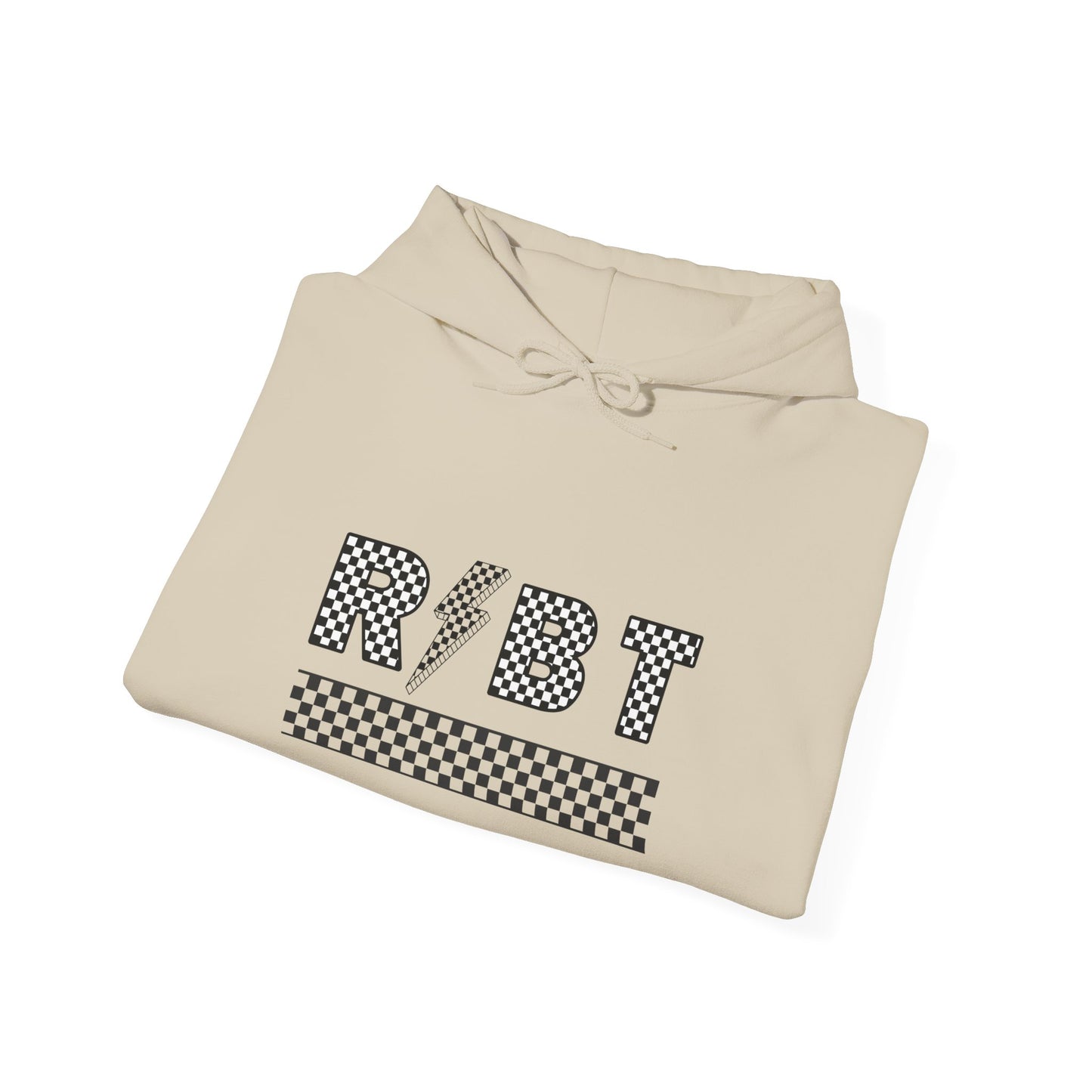 RBT Lightening Bolt Checkered Hooded Sweatshirt
