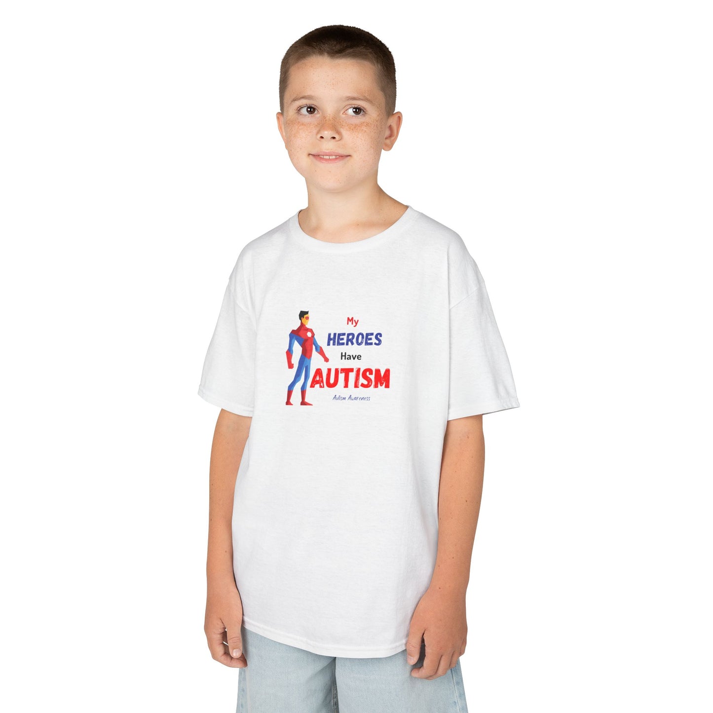 Autism Awareness Kids Tee - My Heroes Have Autism