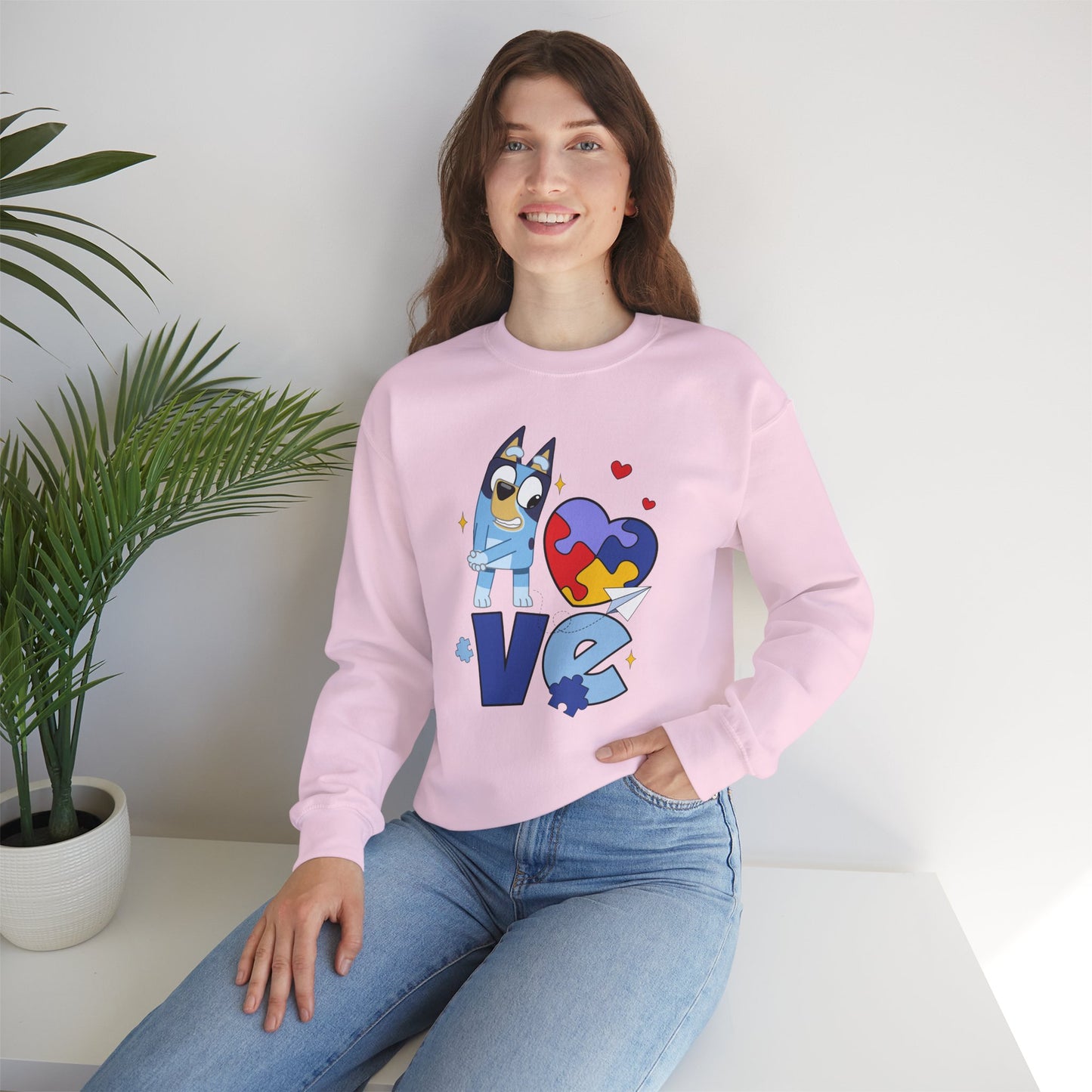 Love Puzzle Crewneck Sweatshirt