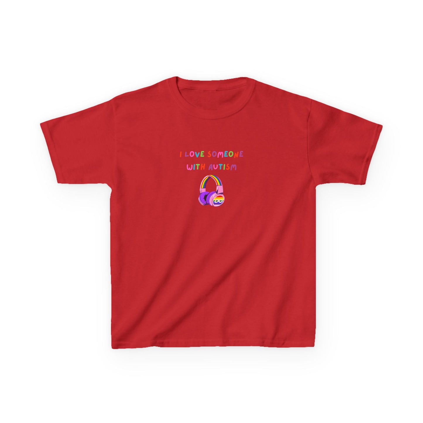 Autism Awareness Kids Tee - I Love Someone with Autism