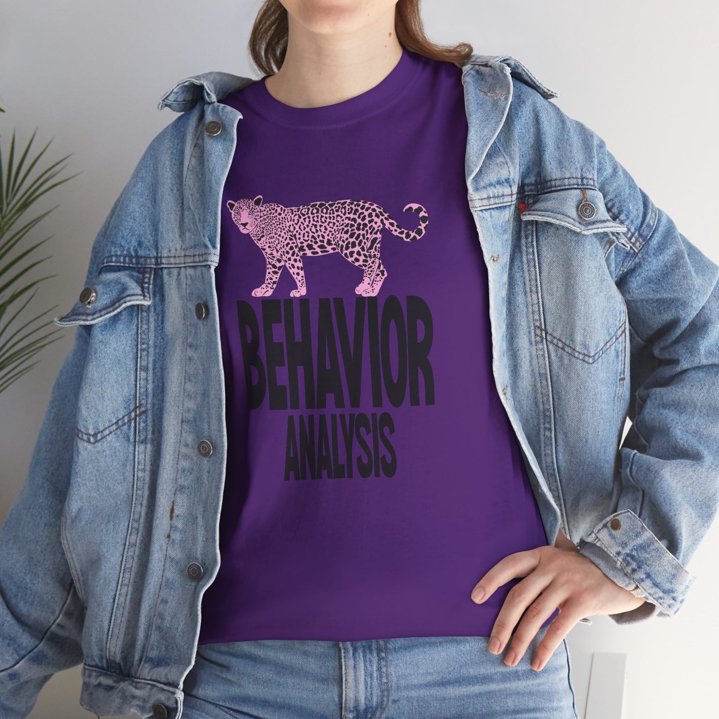 Behavior Analysis Unisex Heavy Cotton Tee - Creative Animal Print T-Shirt