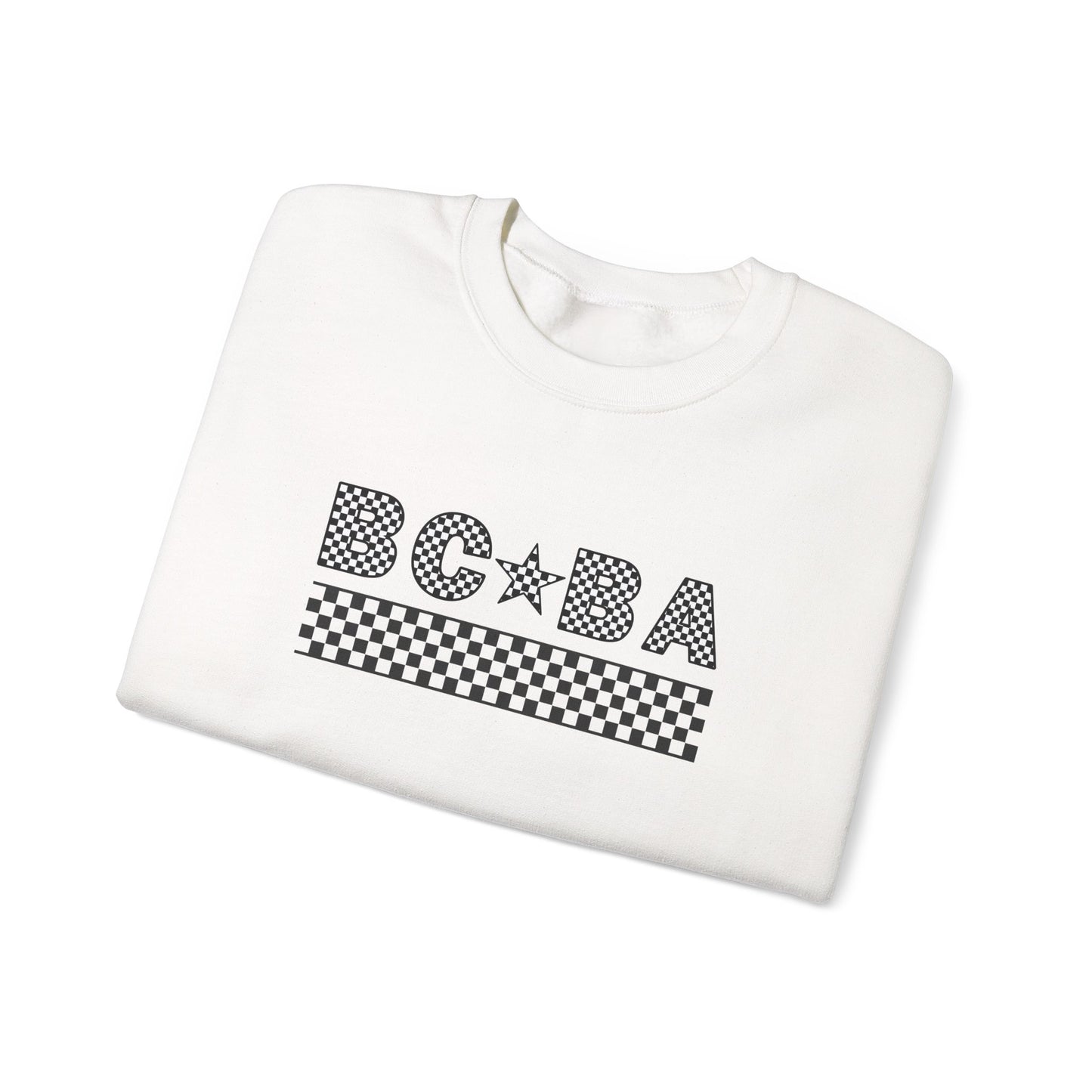 BCBA Star Checkerboard Crewneck Sweatshirt