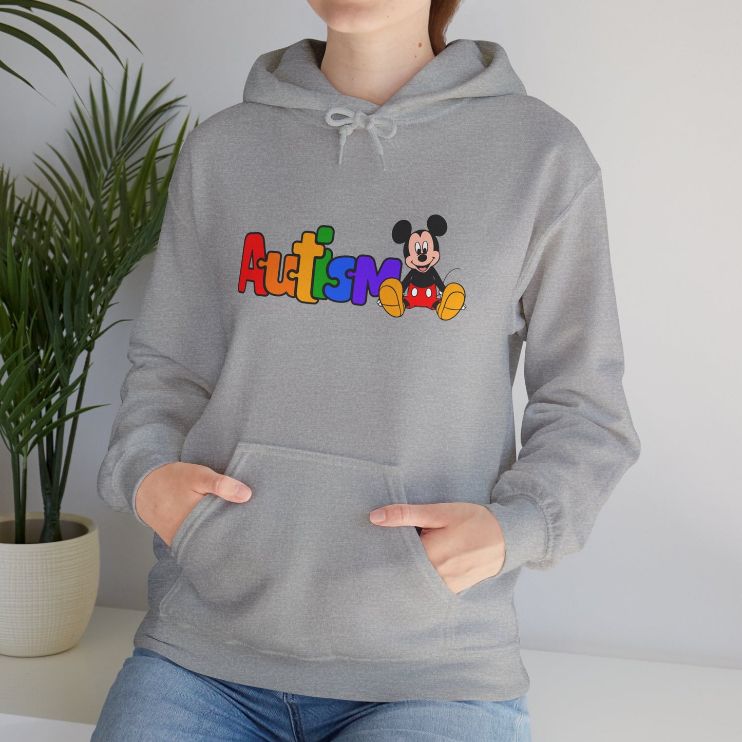 Autism Pride Hoodie — Colorful Puzzle Logo Sweatshirt