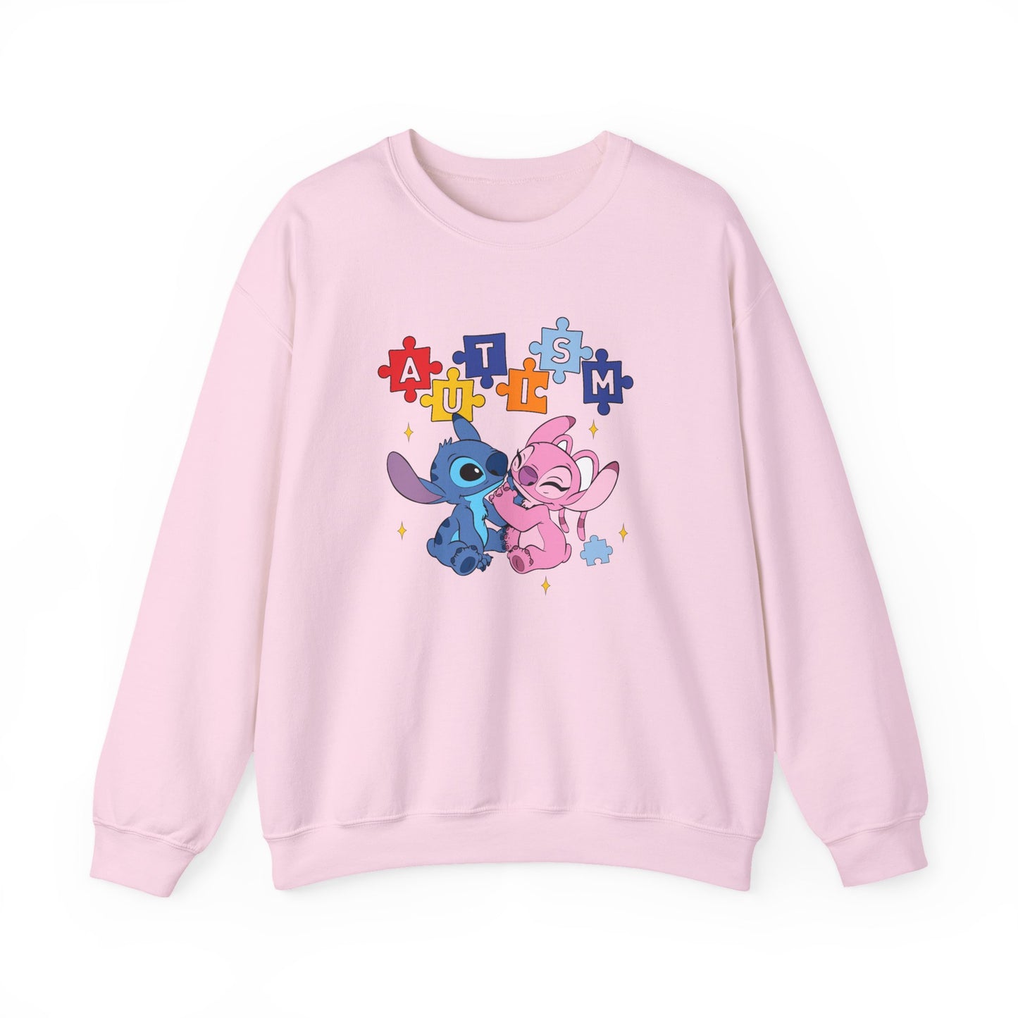 Autism Puzzle Stitch Crewneck Sweatshirt