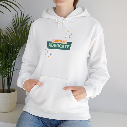 Advocate Badge Hoodie — Autism Advocate Graphic Pullover