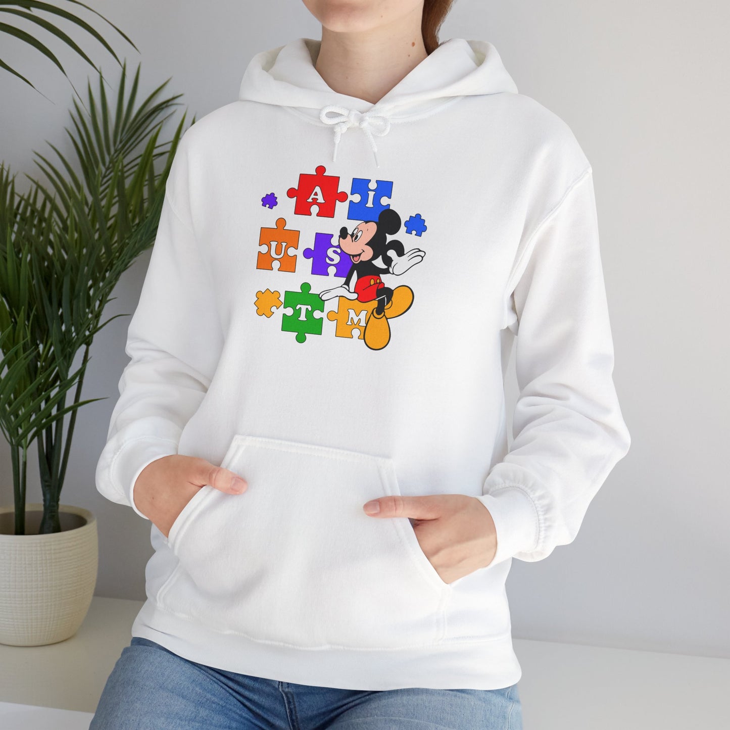 Autism Puzzle Piece Hoodie — Support & Awareness Sweatshirt