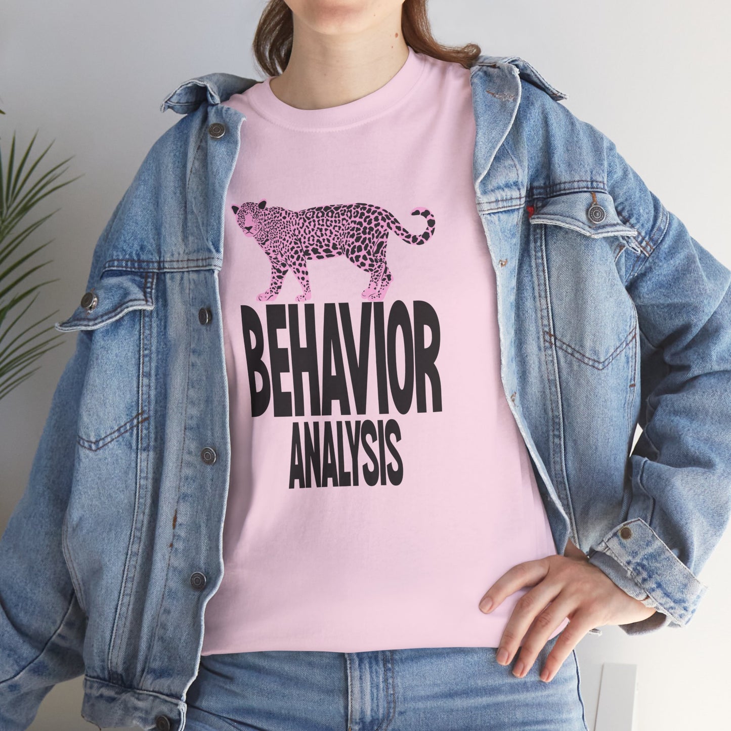 Behavior Analysis Unisex Heavy Cotton Tee - Creative Animal Print T-Shirt