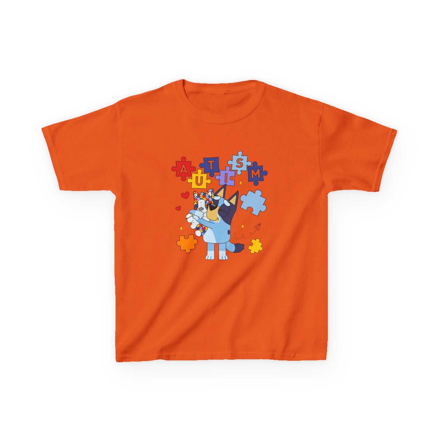 Autism Awareness Kids Tee — Cute Puzzle-Piece Unicorn Design