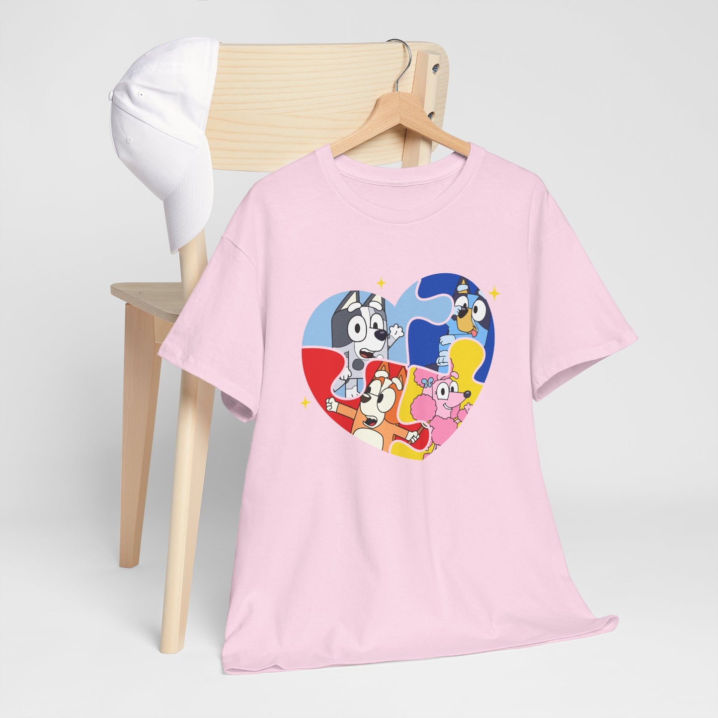 Cartoon Heart Characters T-Shirt — Cute Colorful Kids’ Graphic Tee