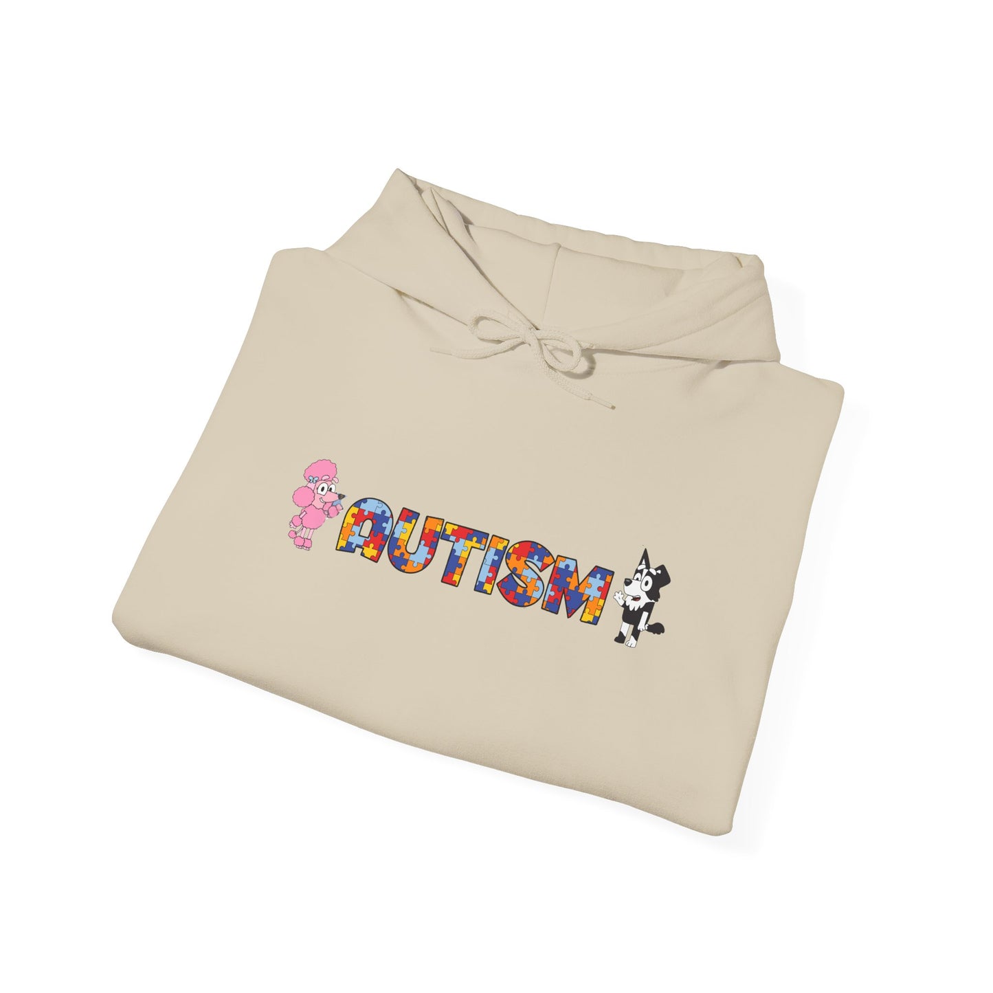 Autism Awareness Puzzle Heart Hoodie – Support Autism Advocacy Sweatshirt
