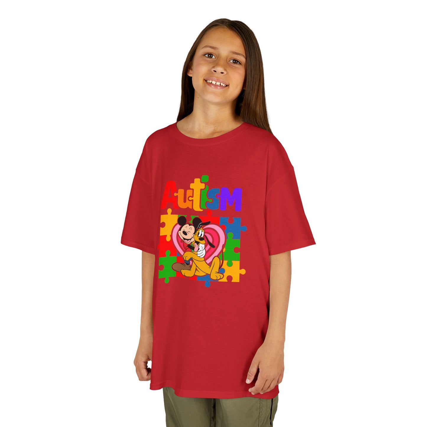 Kids Autism Awareness Puzzle Heart T-Shirt