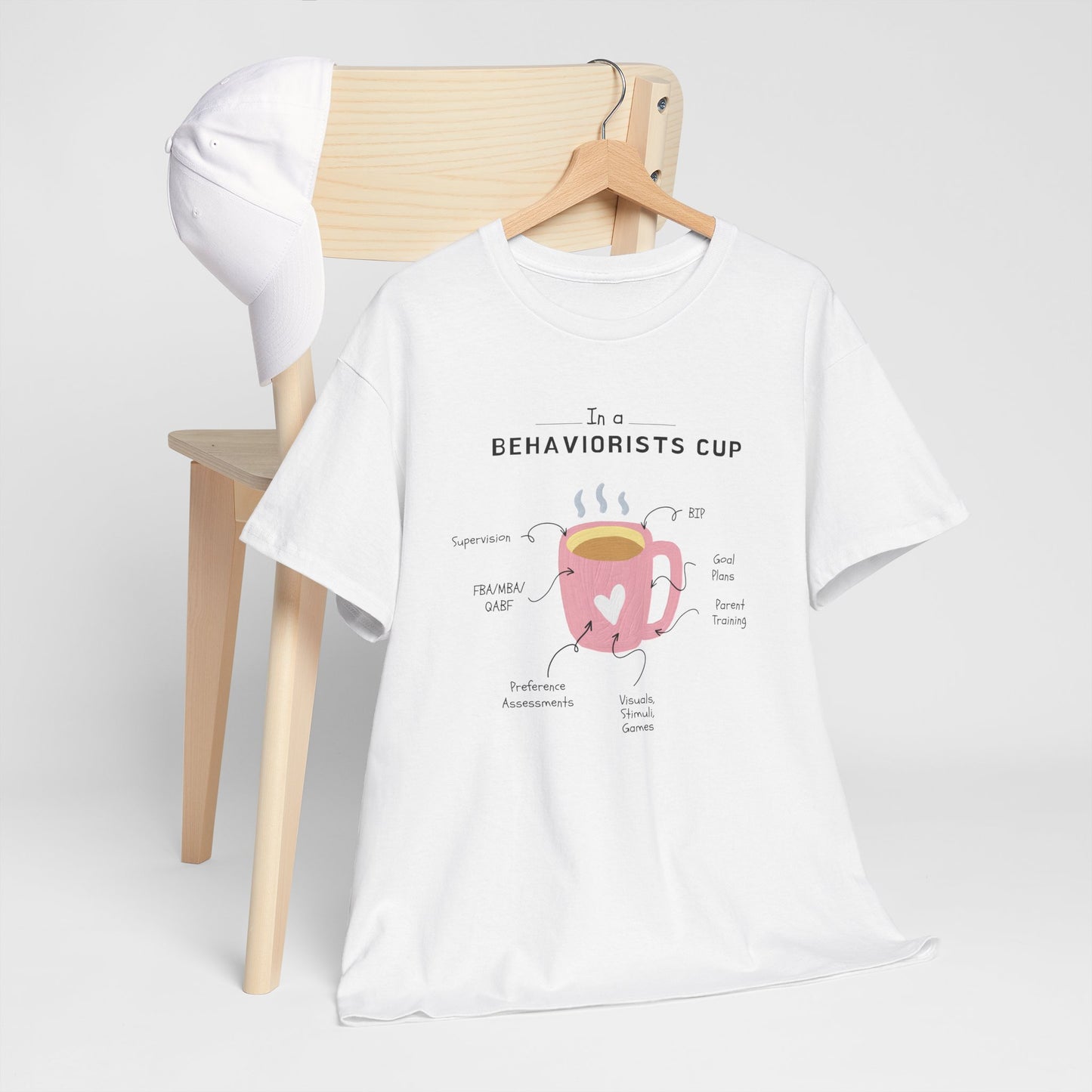 Behaviorist's Cup Unisex Heavy Cotton Tee - Fun Graphic Tee for Psychology Lovers