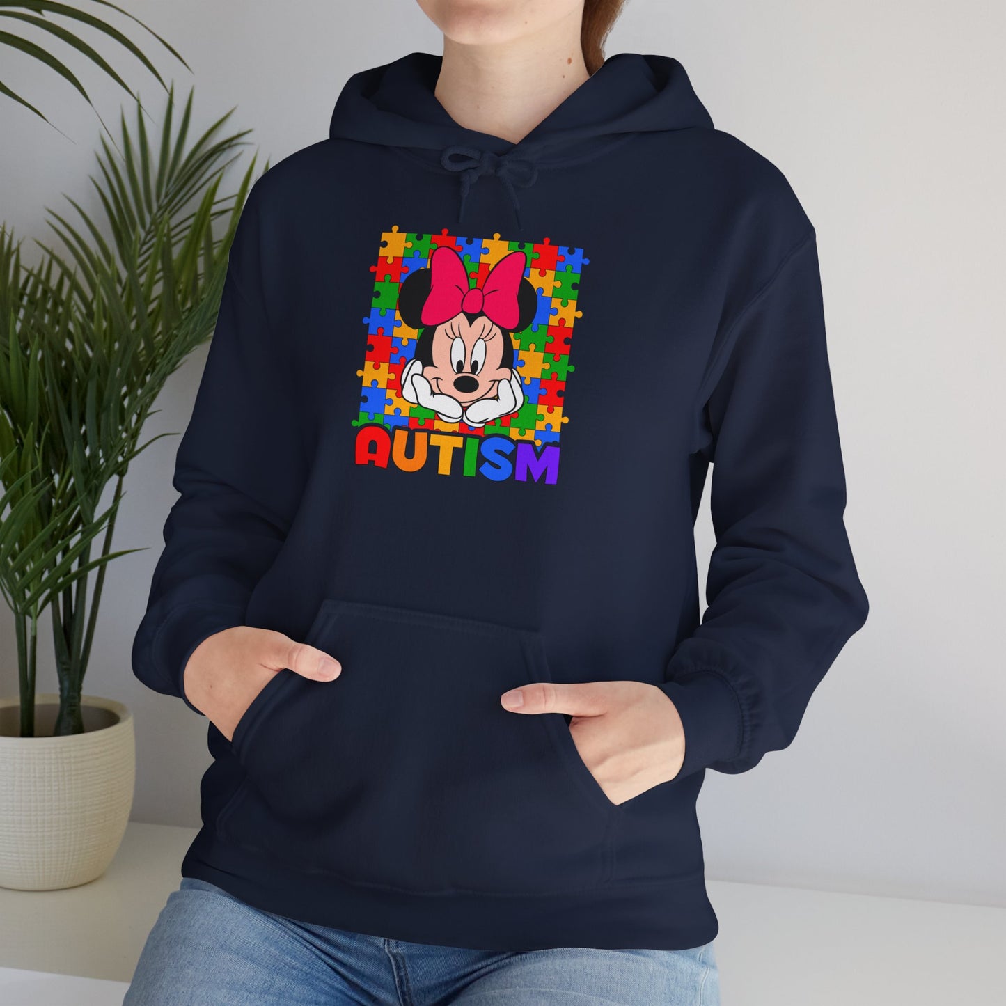 Autism Puzzle Heart Hoodie — Colorful Awareness Sweatshirt