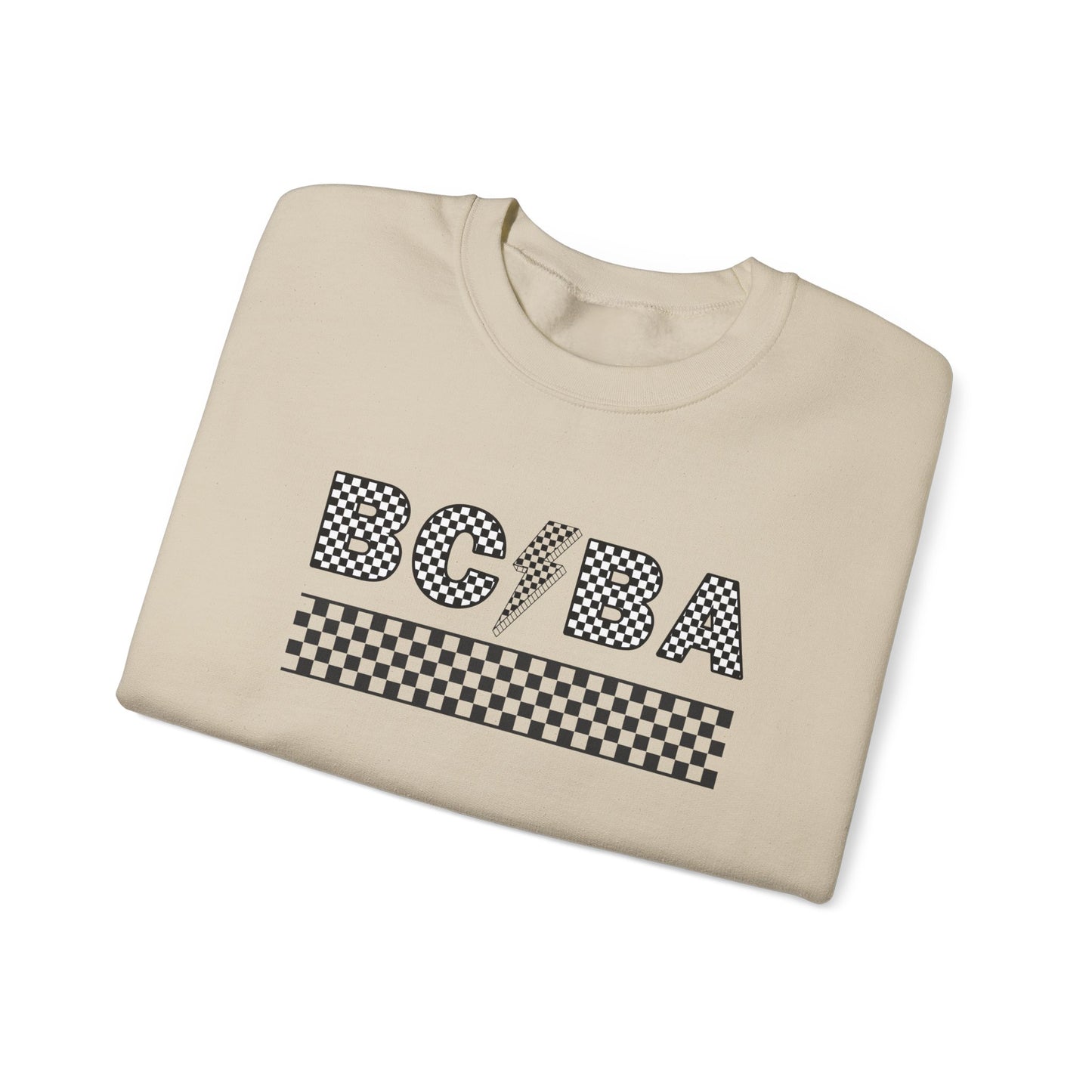 BCBA Lightening Checkerboard Crewneck Sweatshirt