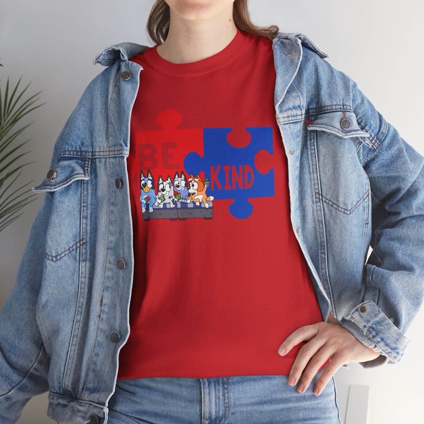 Be Kind Puzzle Piece T-Shirt — Autism Awareness Tee